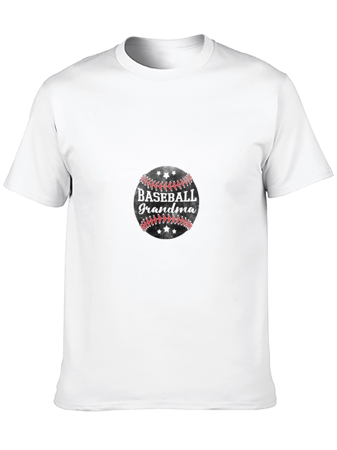 Baseball Grandma Graphic Tee - Black