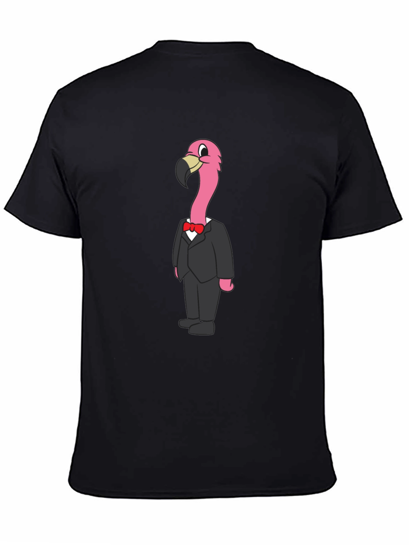 Flamingo in a Suit Graphic T-Shirt