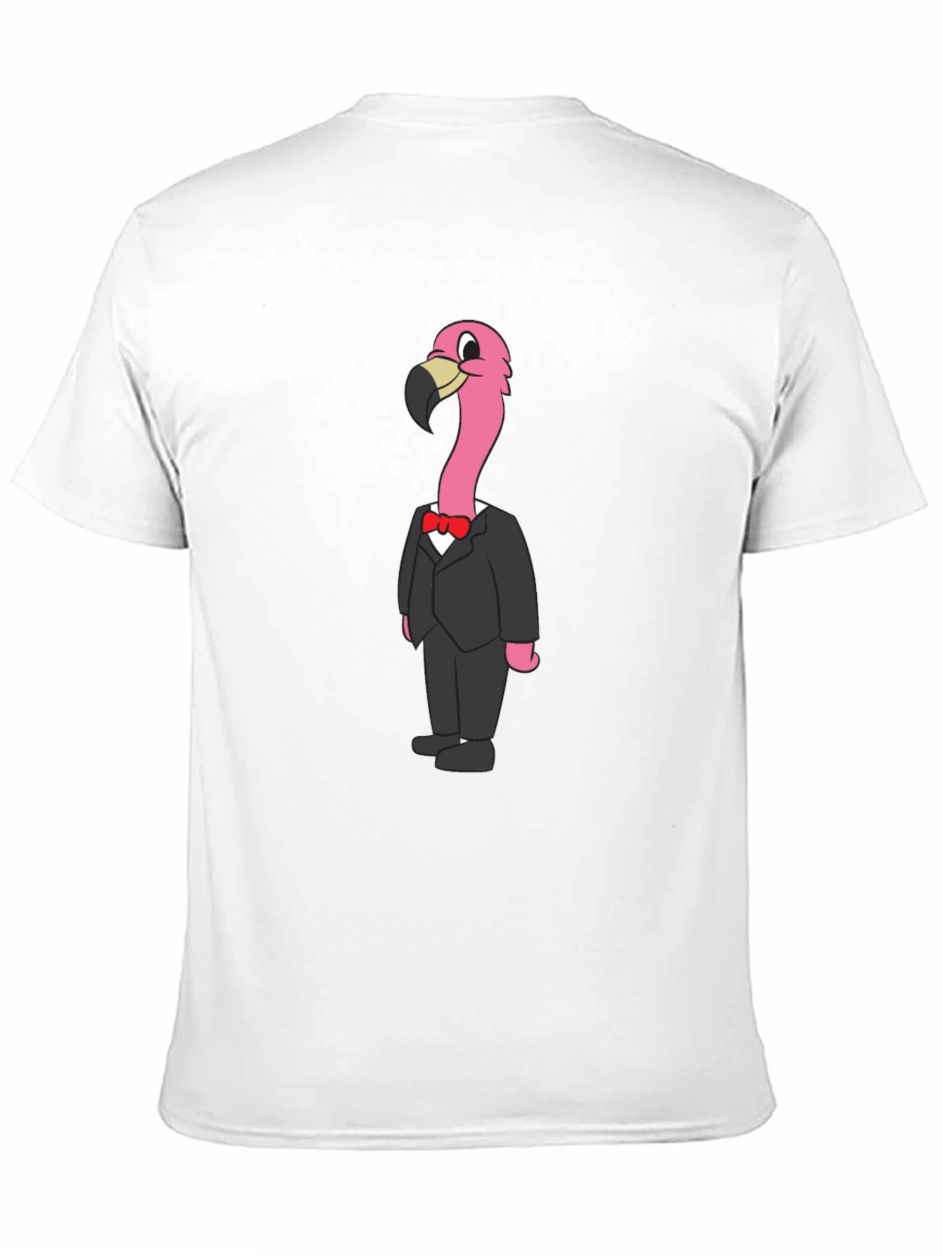 Flamingo in a Suit Graphic T-Shirt