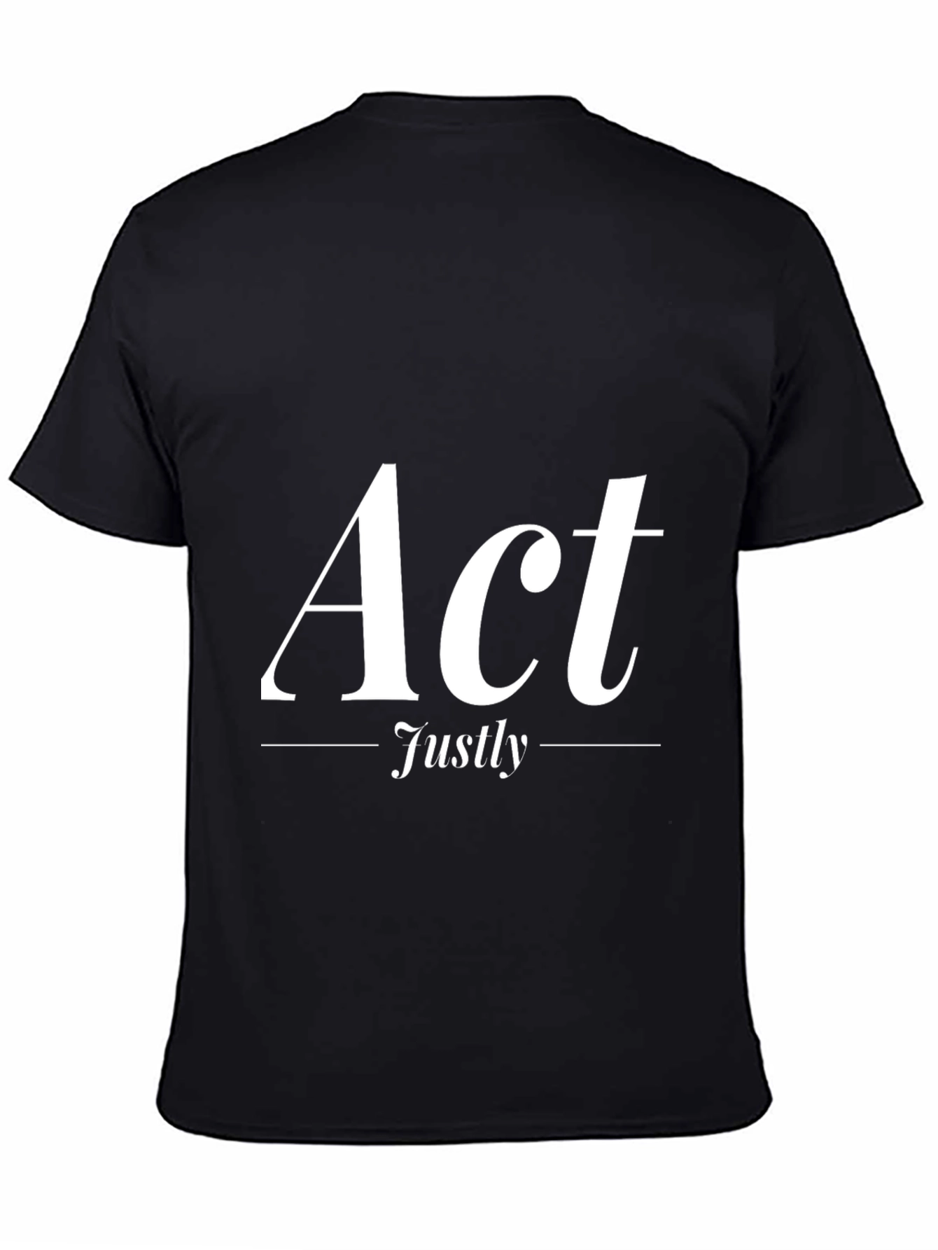 Act Justly Graphic Tee - Stylish & Meaningful
