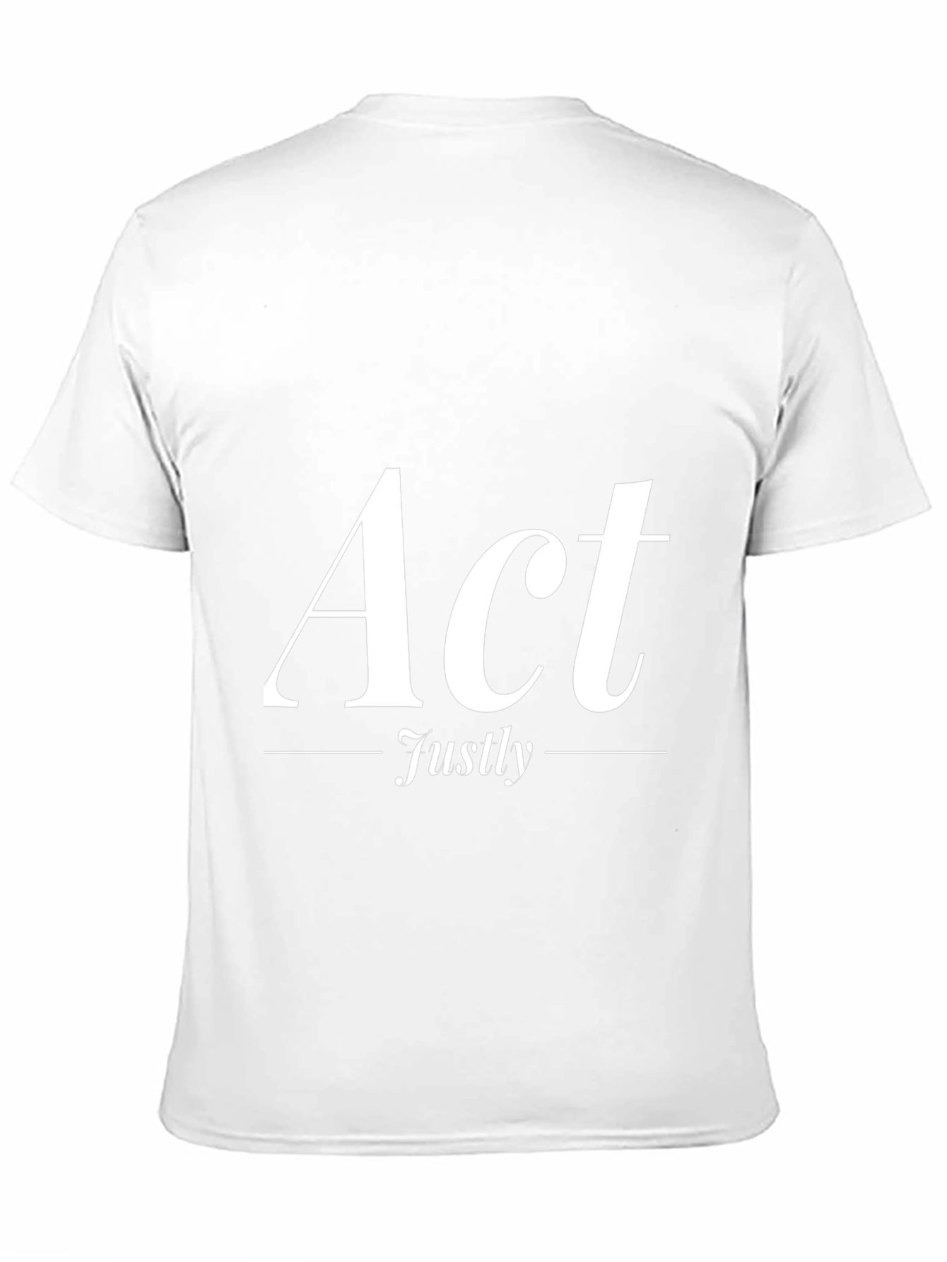 Act Justly Graphic Tee - Stylish & Meaningful