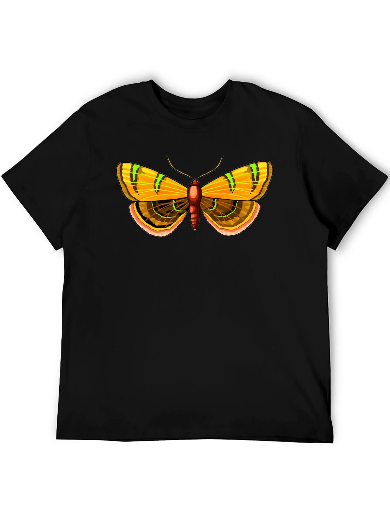 Moth Graphic Tee - Unique Insect Design T-Shirt