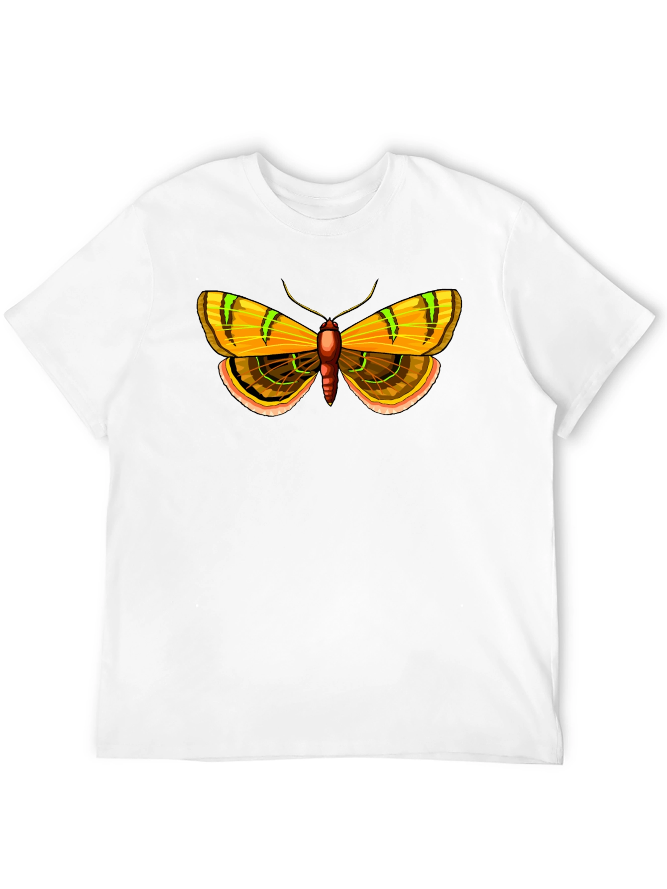 Moth Graphic Tee - Unique Insect Design T-Shirt