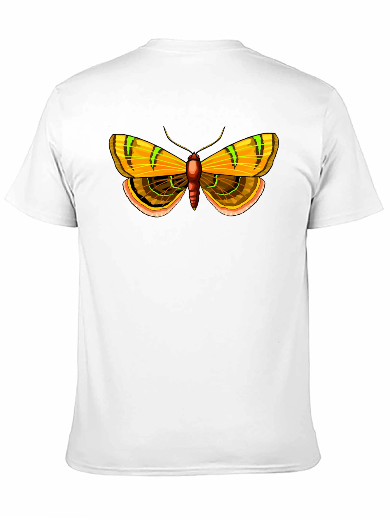 Moth Graphic Tee - Unique Insect Design T-Shirt