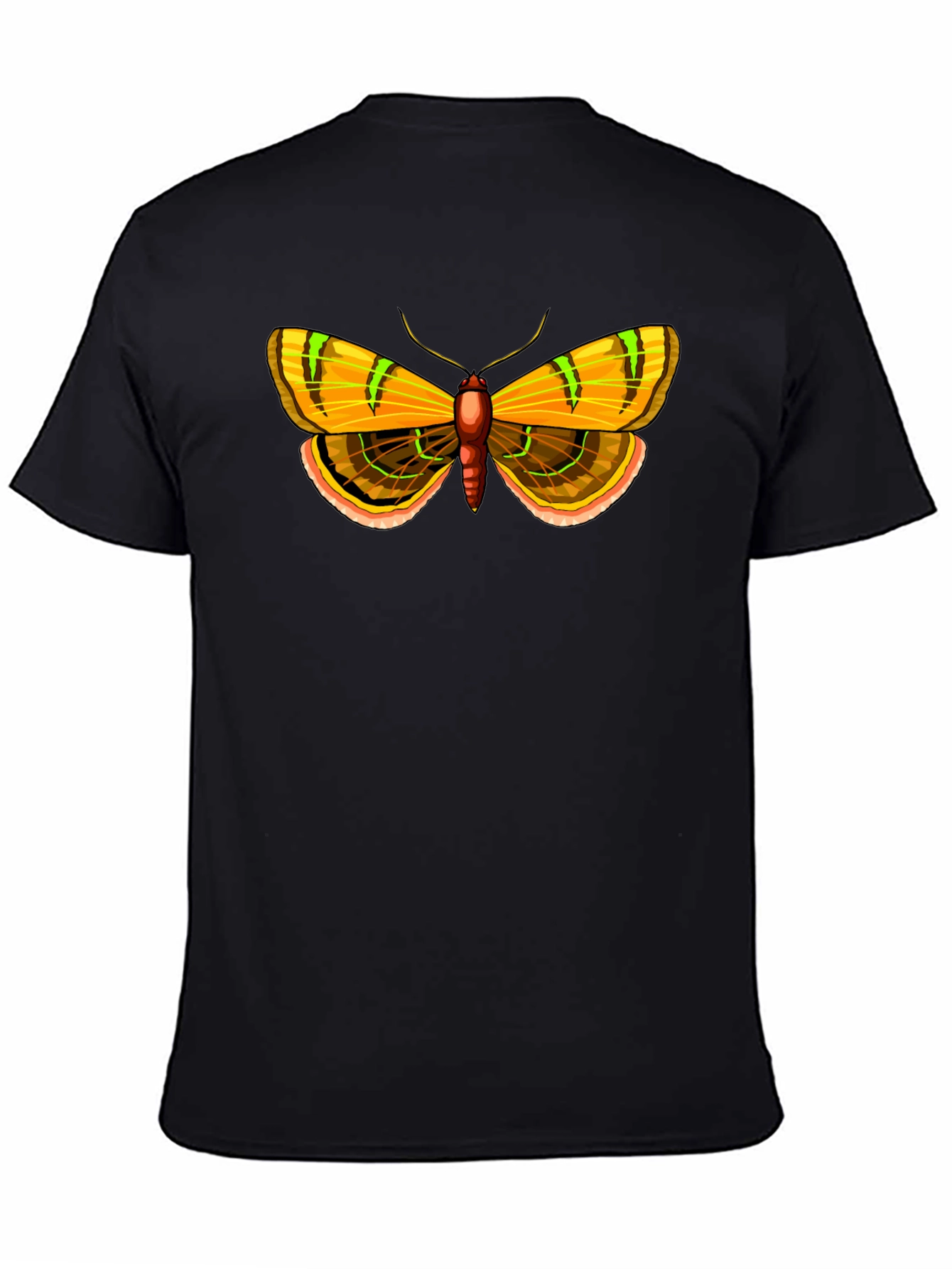 Moth Graphic Tee - Unique Insect Design T-Shirt