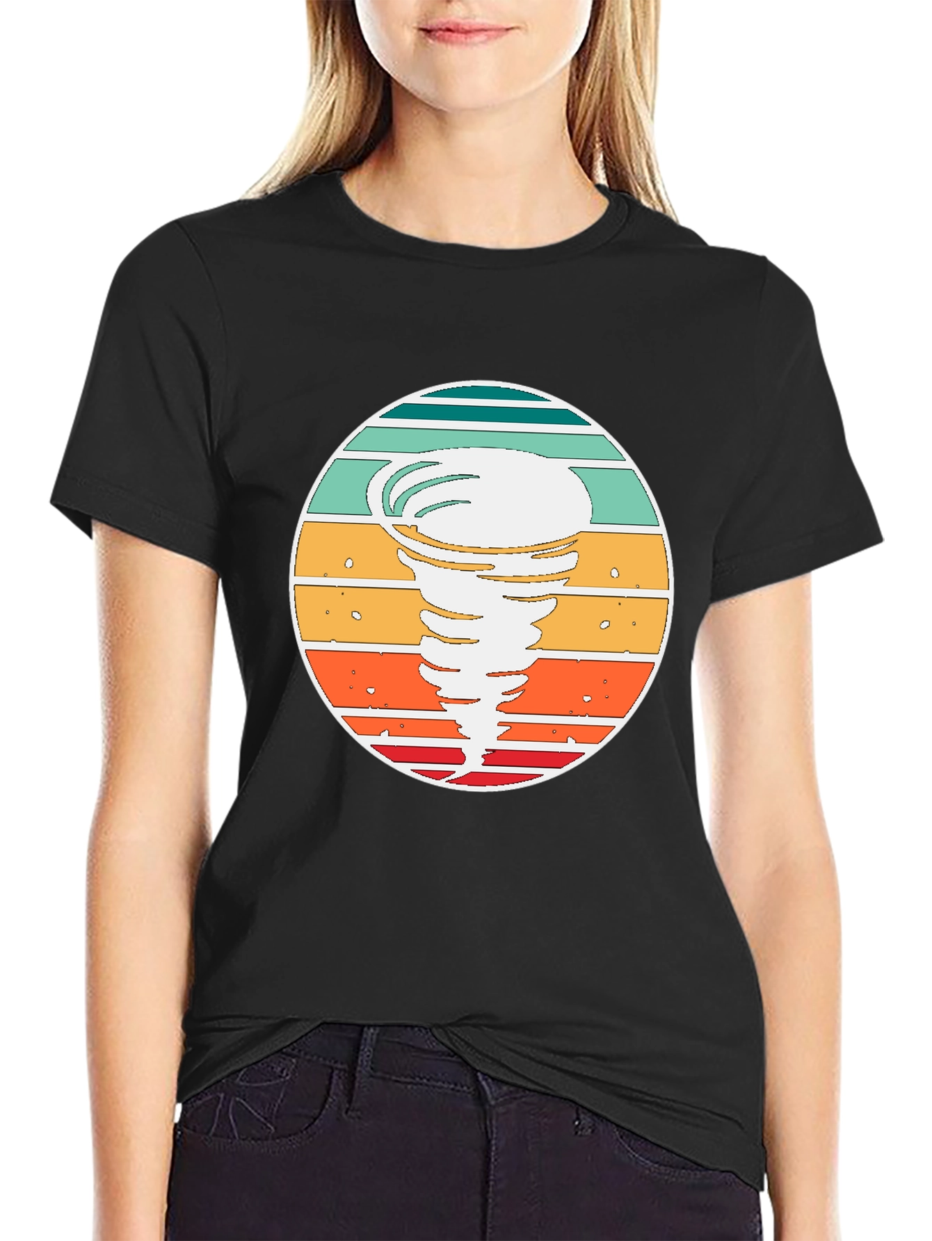 Retro Tornado T-Shirt - Stylish Weather Graphic Tee