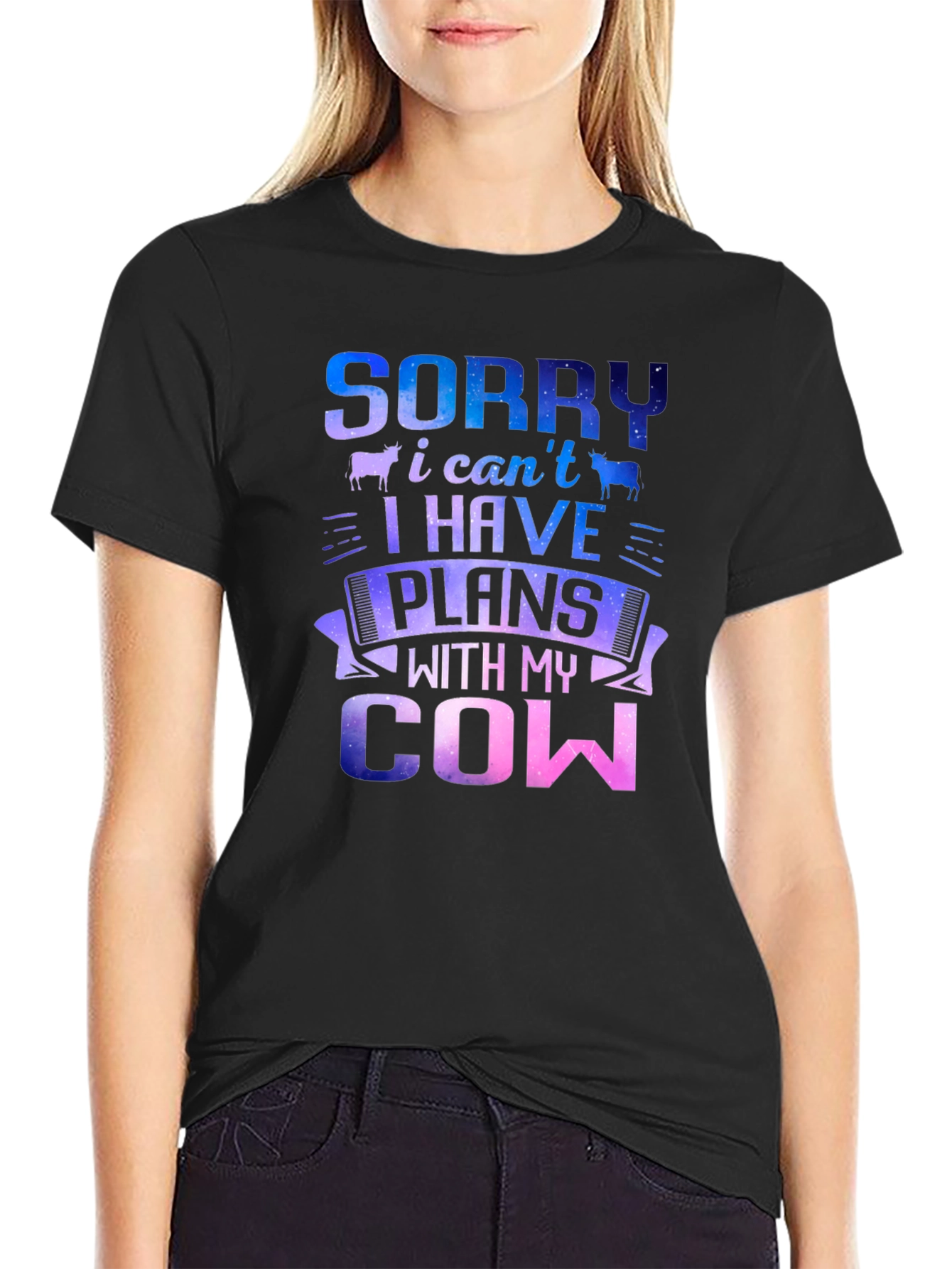 Sorry I Have Plans With My Cow T-Shirt