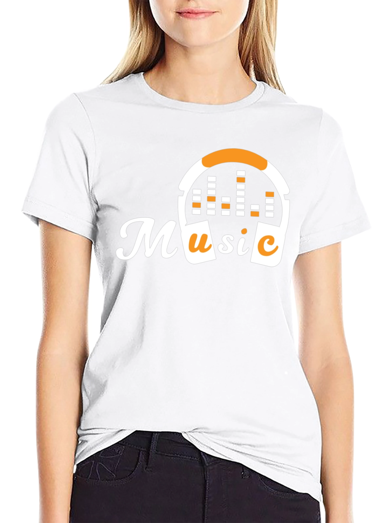 Music Headphones T-Shirt - Stylish Graphic Tee