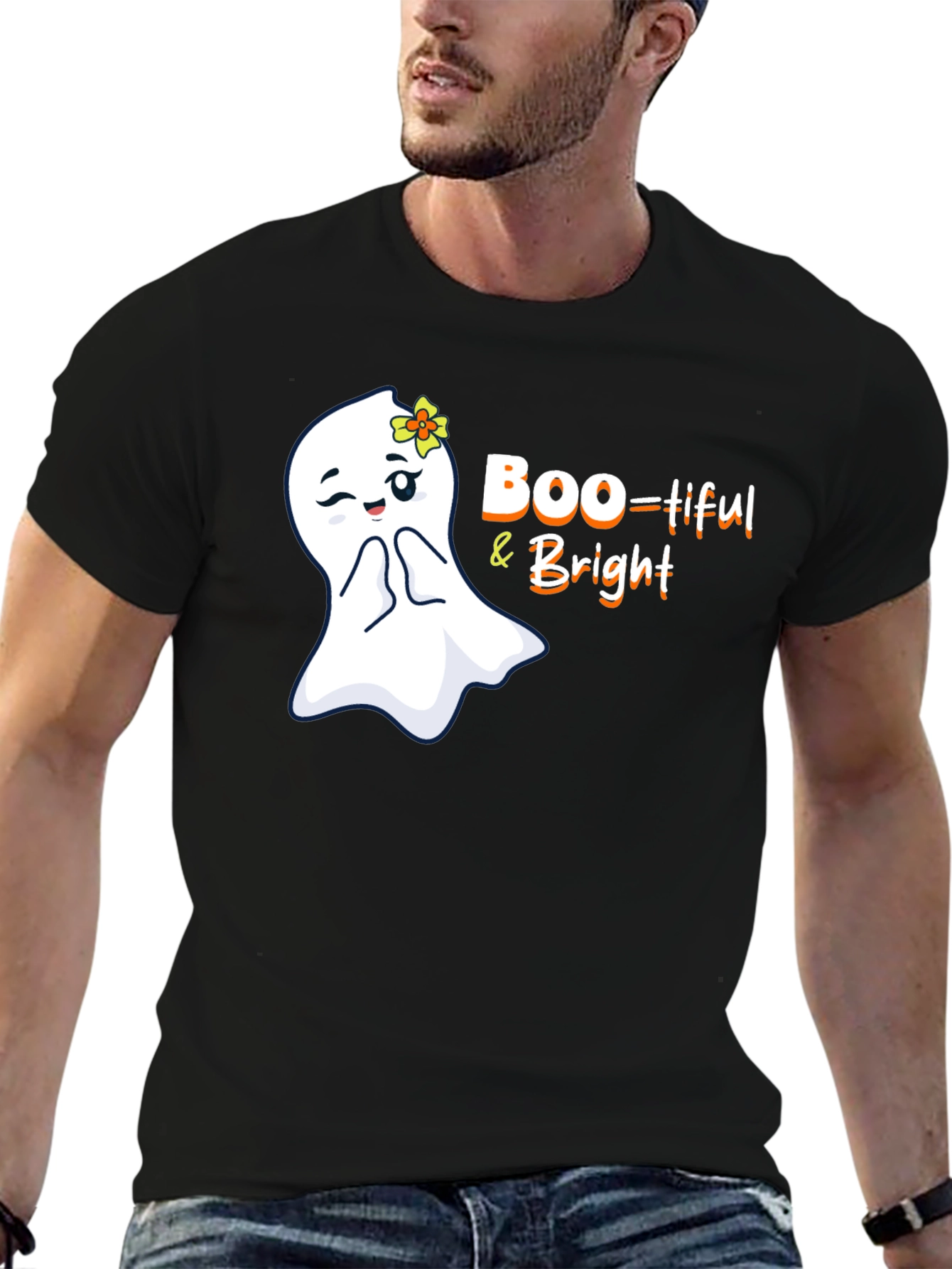 Boo-tiful & Bright Halloween Graphic Tee