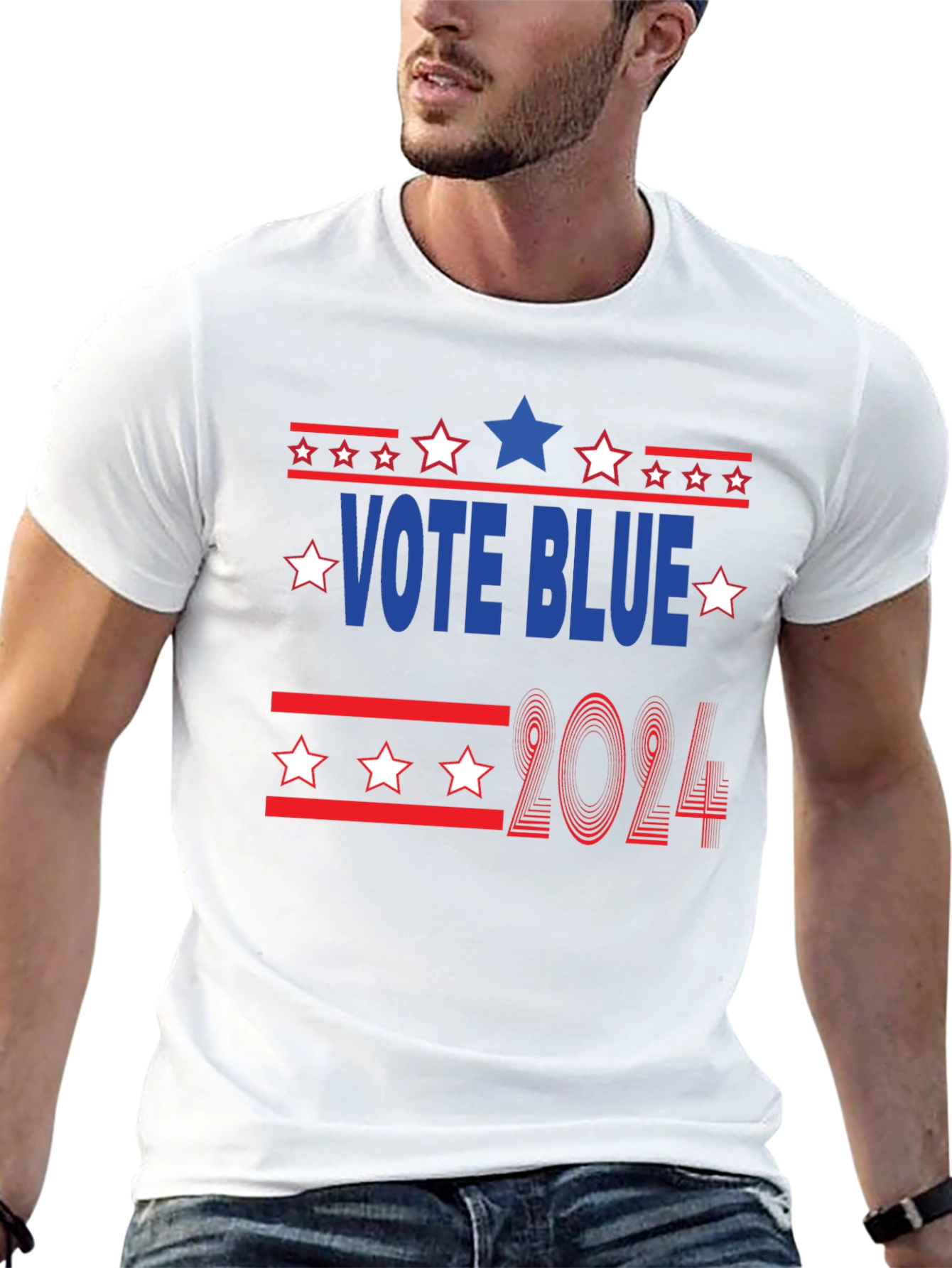 Vote Blue 2024 Graphic Tee