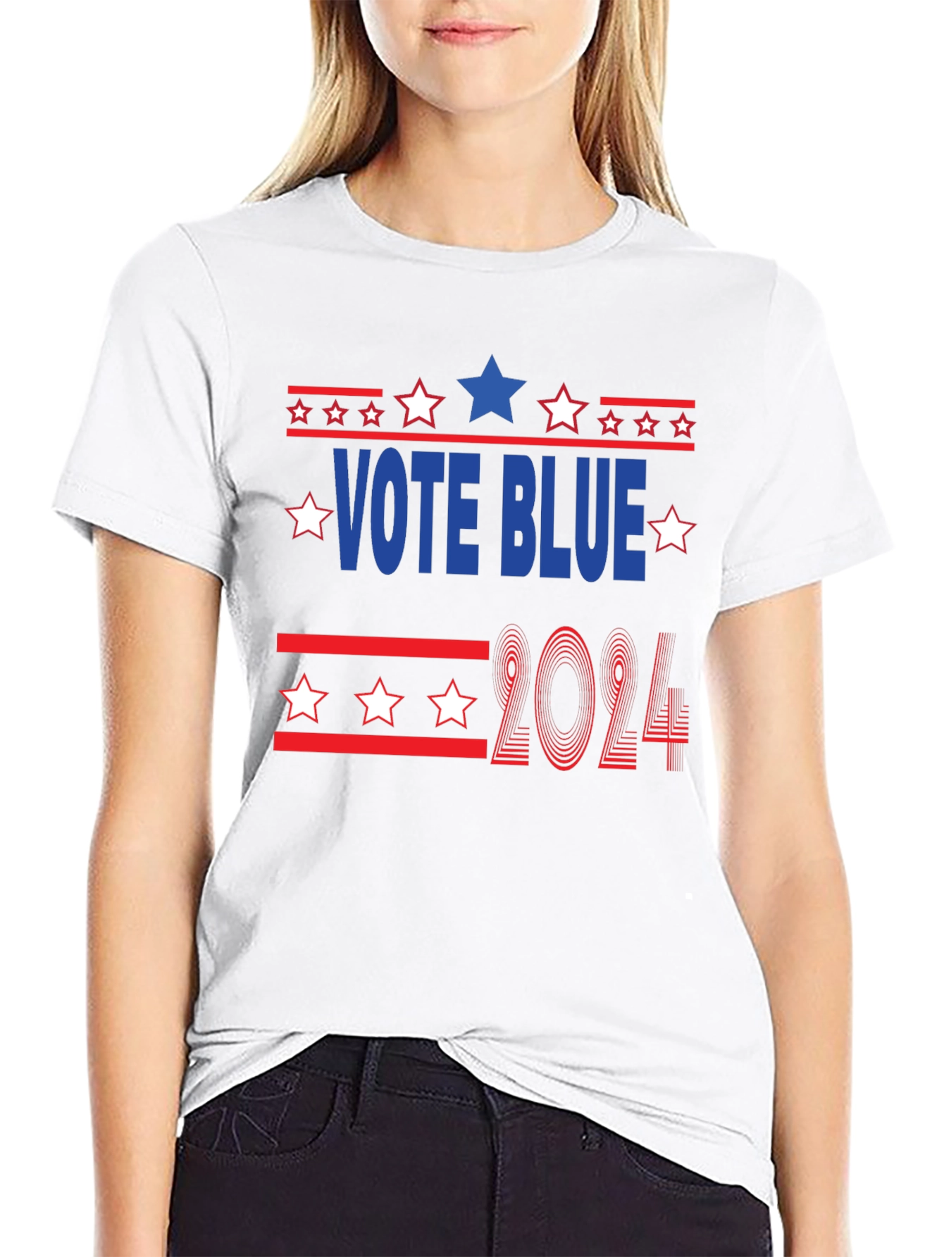 Vote Blue 2024 Graphic Tee