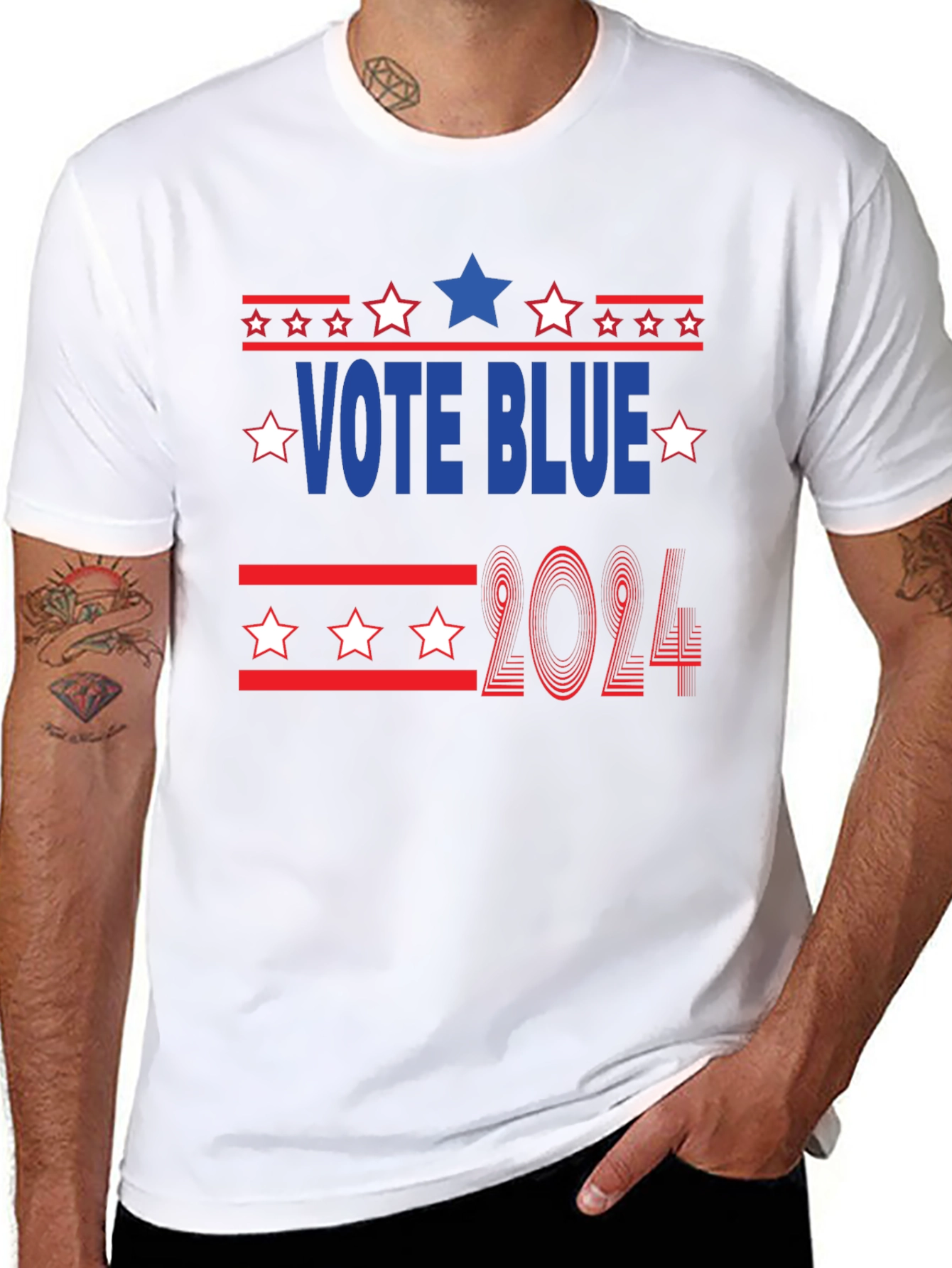 Vote Blue 2024 Graphic Tee