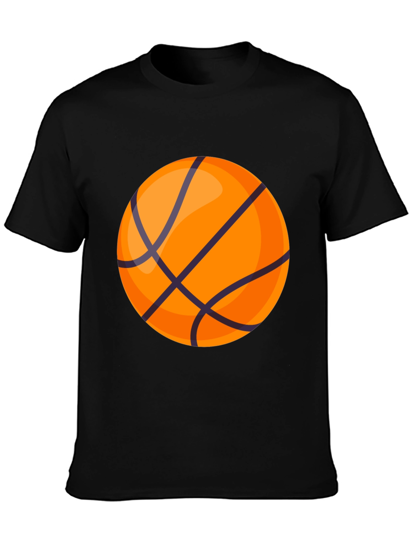 Basketball Graphic Black T-Shirt