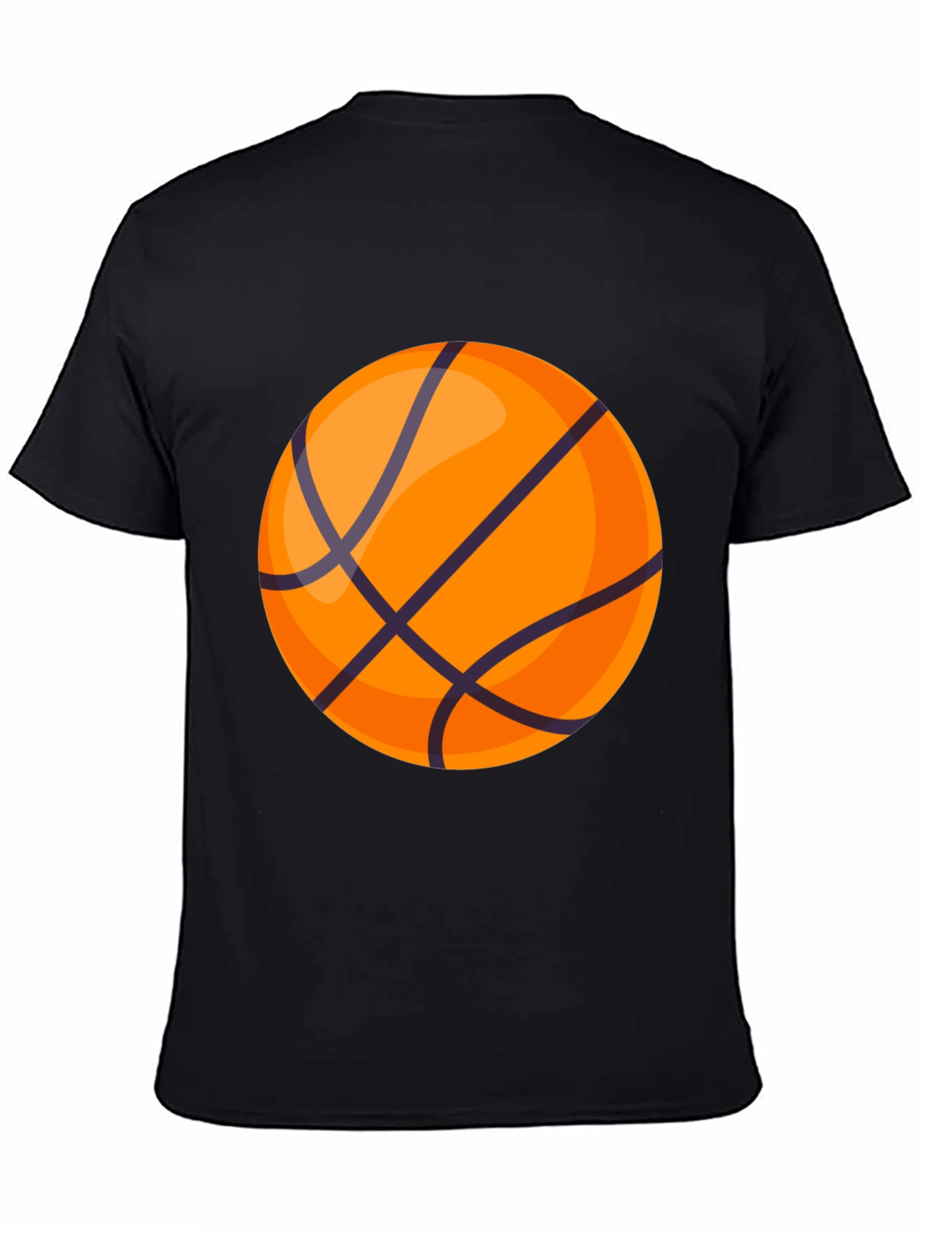 Basketball Graphic Black T-Shirt