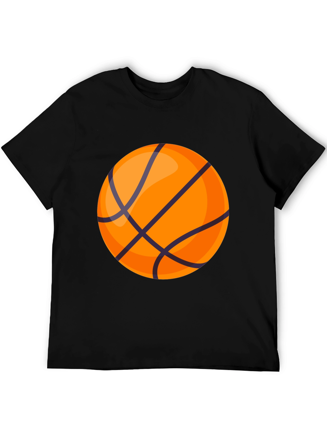 Basketball Graphic Black T-Shirt