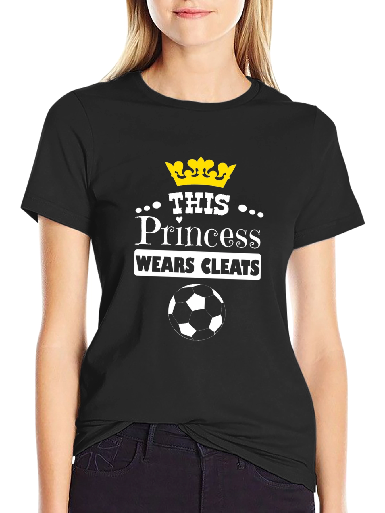 Princess Wears Cleats Soccer T-Shirt