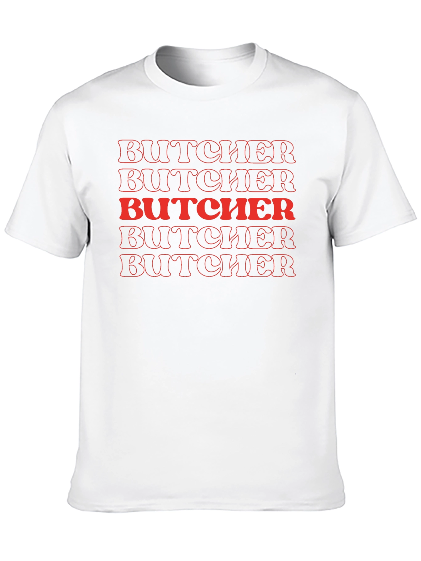 Butcher Graphic Print Black T-Shirt