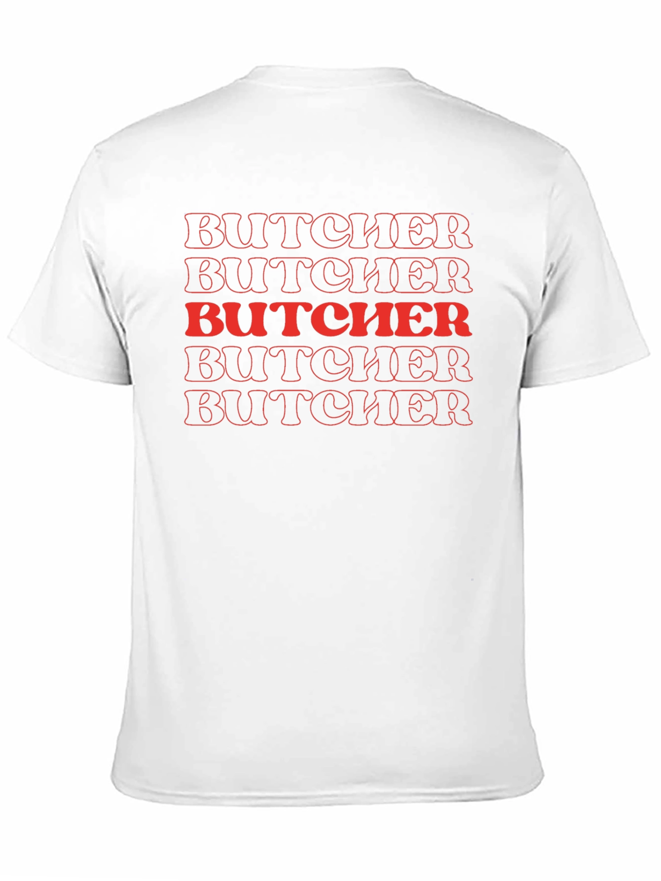 Butcher Graphic Print Black T-Shirt