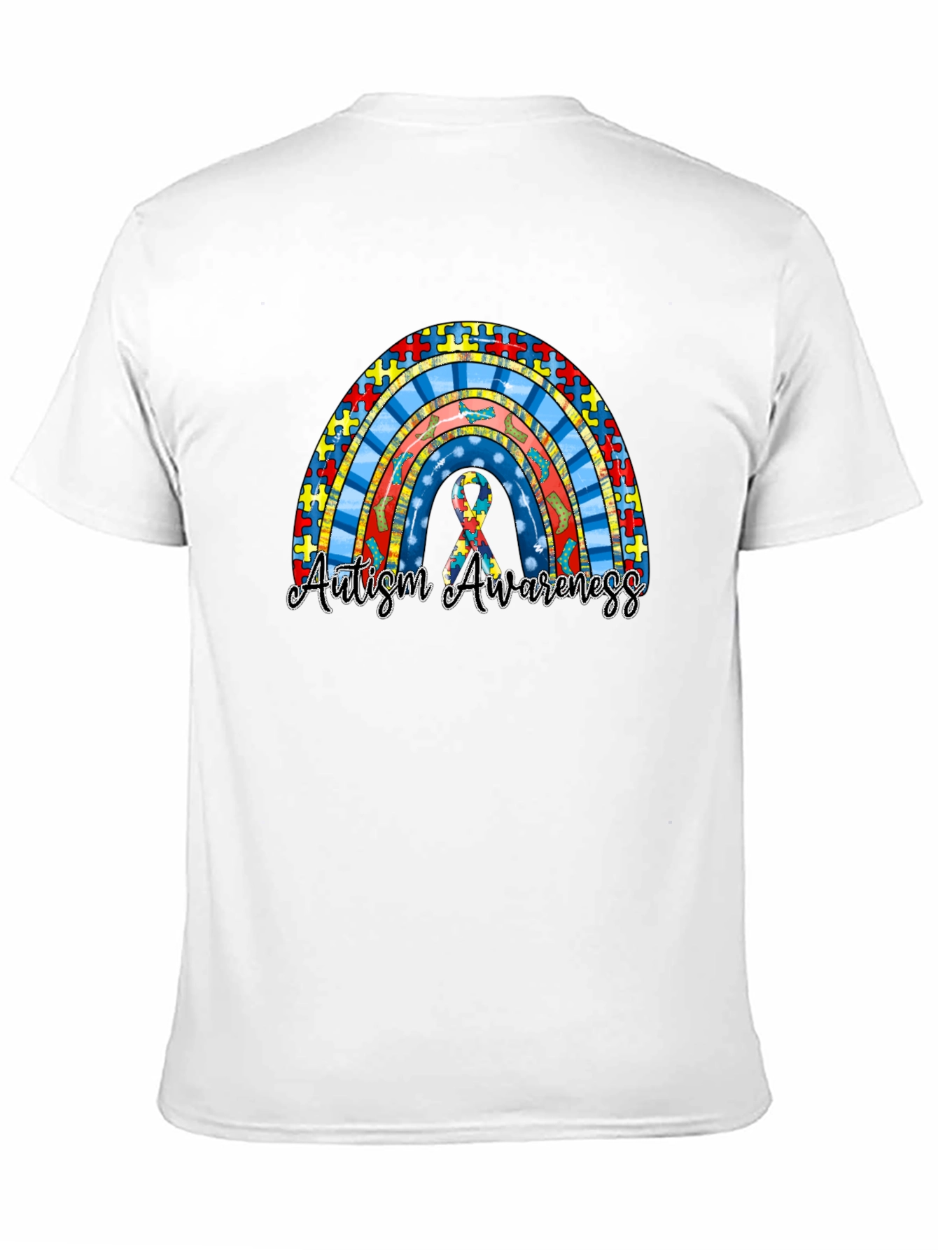 Autism Awareness Rainbow T-Shirt
