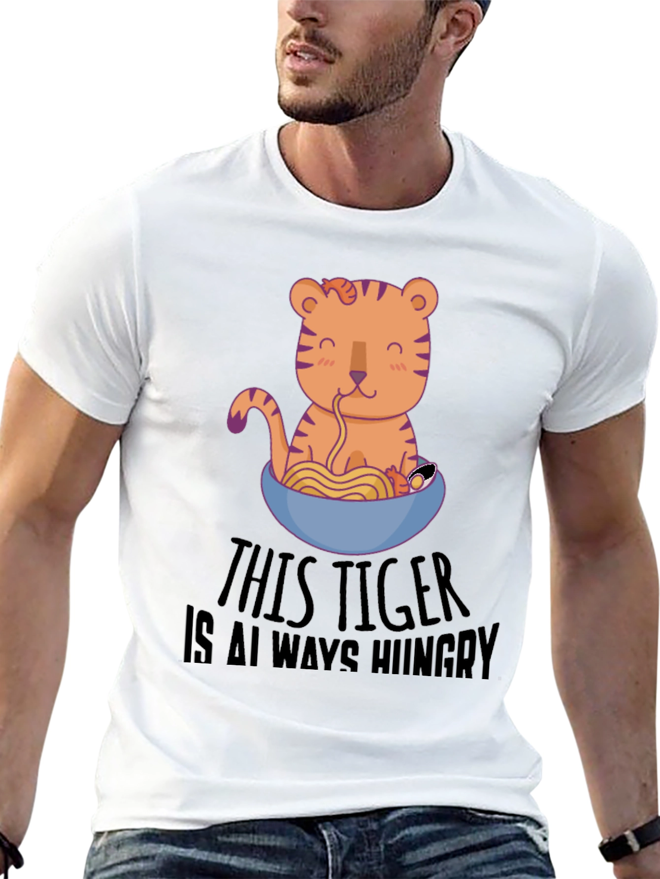 Hungry Tiger Ramen T-Shirt