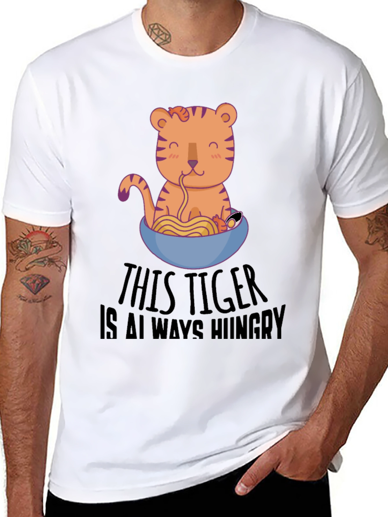 Hungry Tiger Ramen T-Shirt