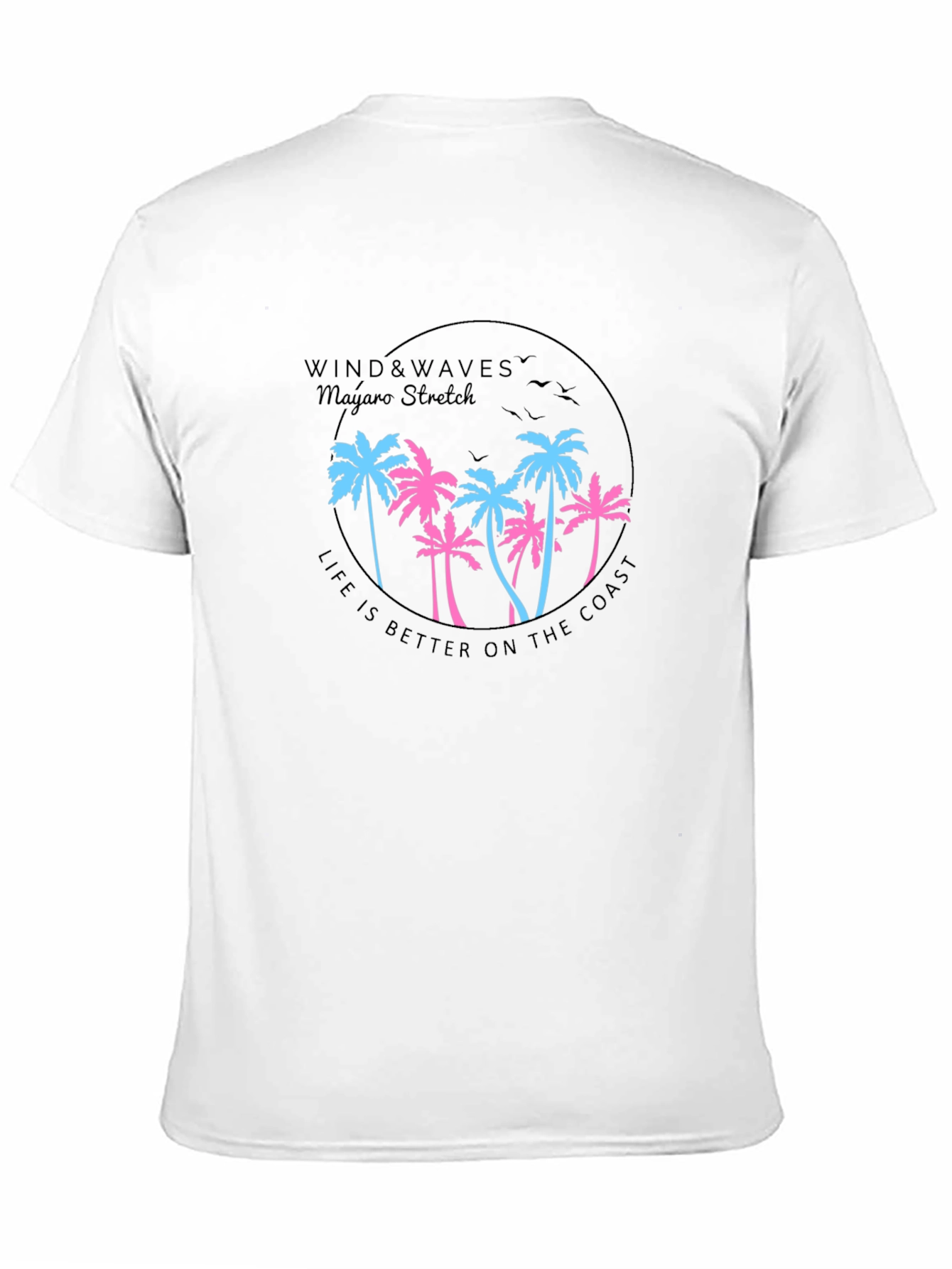 Wind & Waves Graphic Tee - Coastal Lifestyle T-Shirt