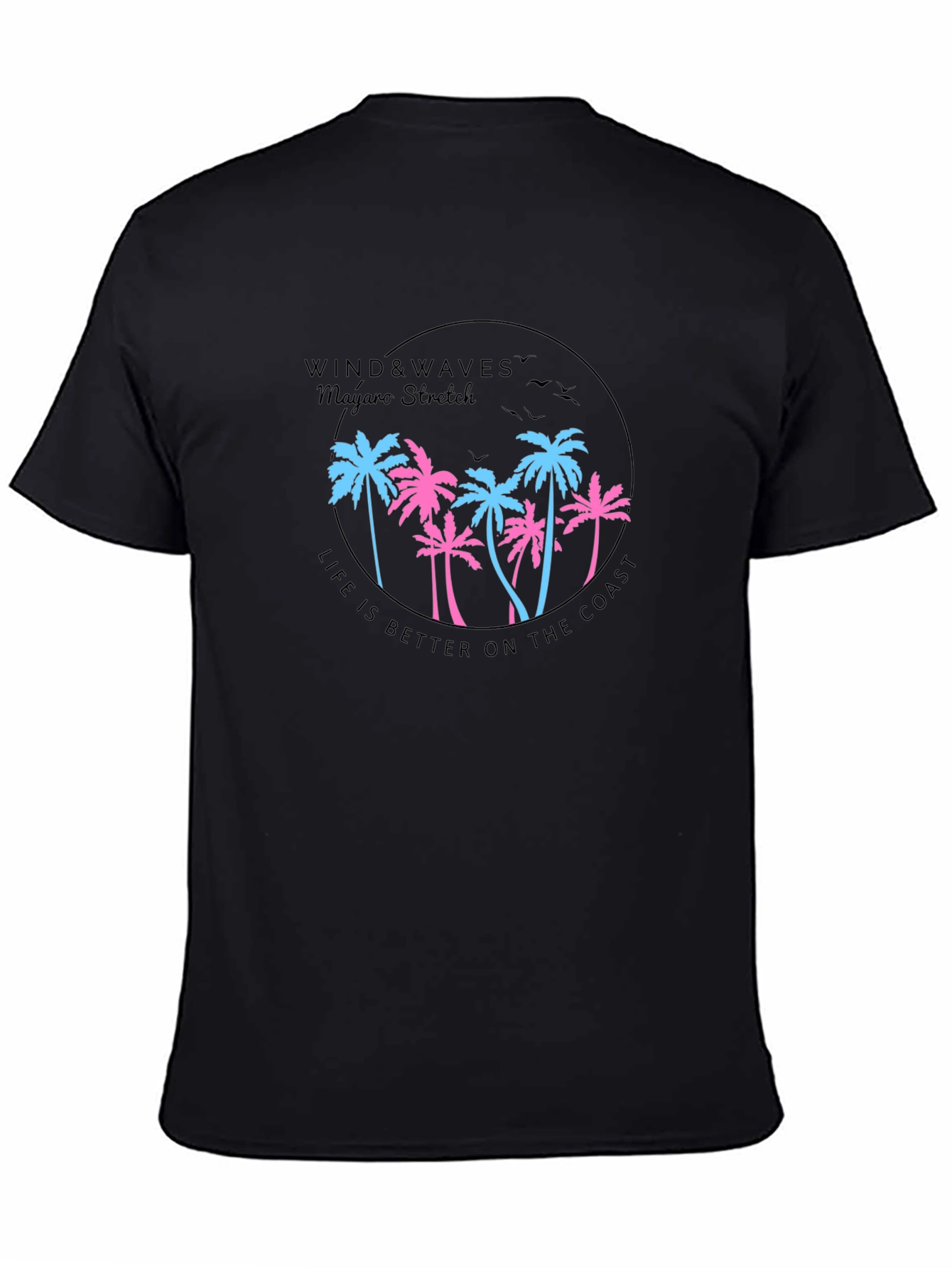 Wind & Waves Graphic Tee - Coastal Lifestyle T-Shirt