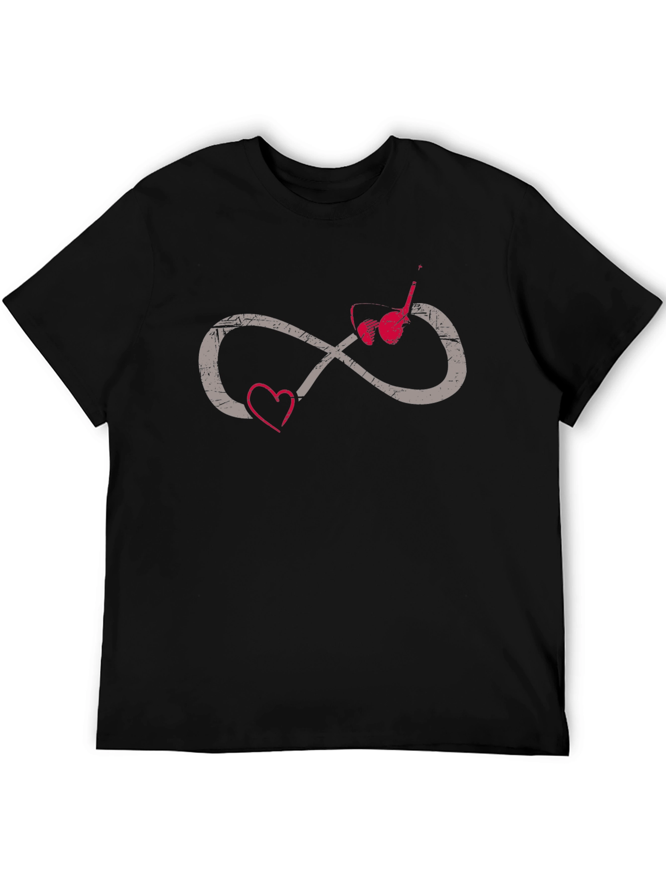 Love Music Infinity Symbol Graphic T-Shirt