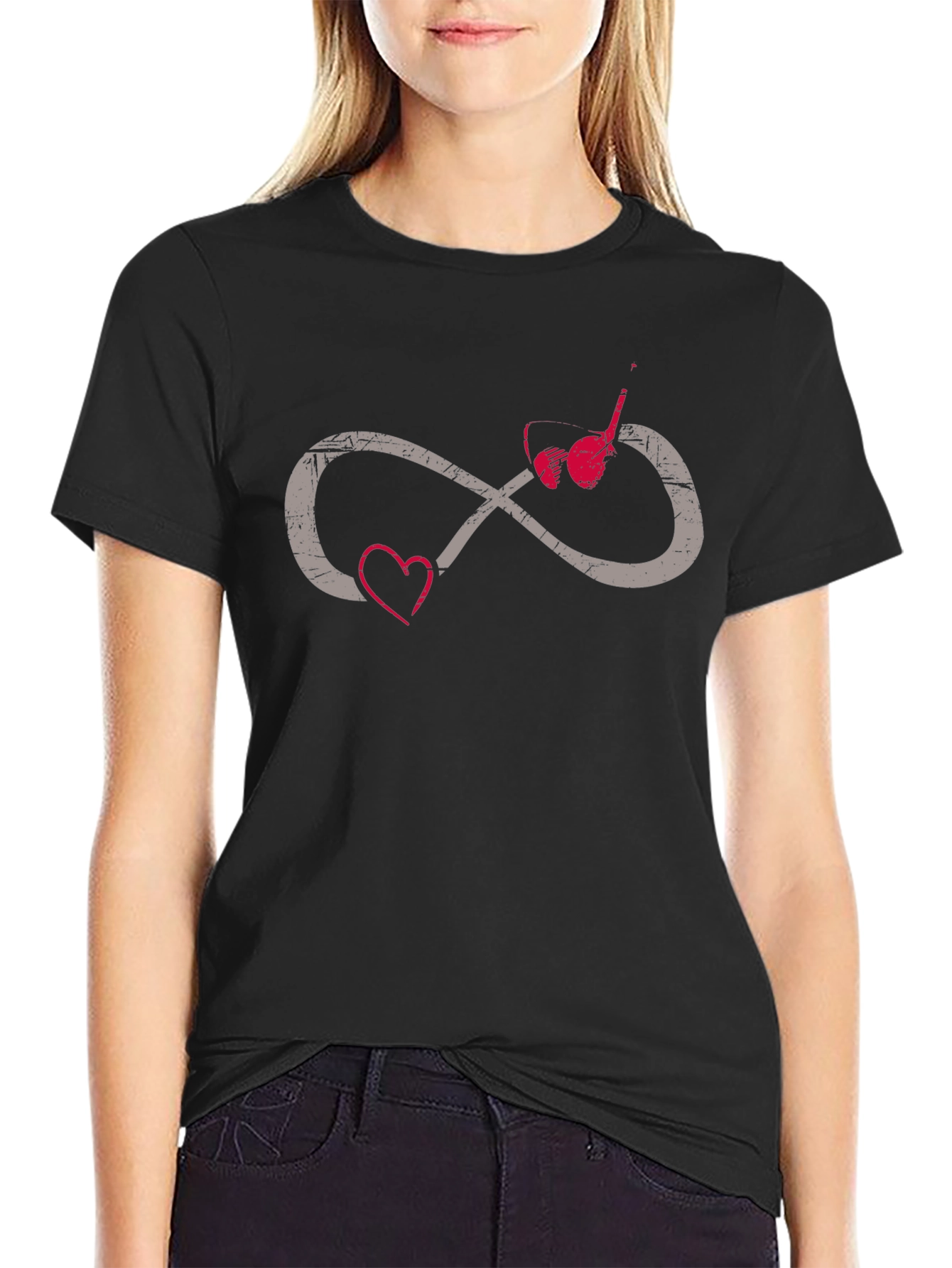 Love Music Infinity Symbol Graphic T-Shirt