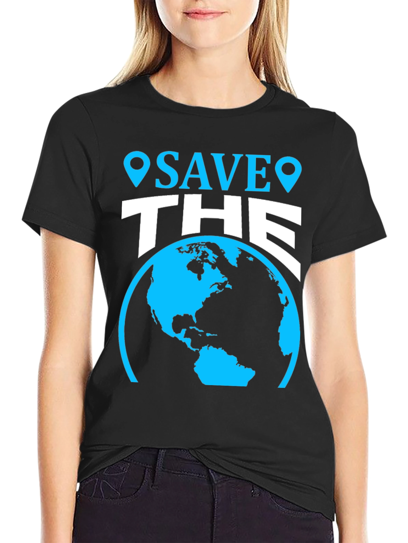 Save the Earth Graphic Tee - Environmentally Friendly