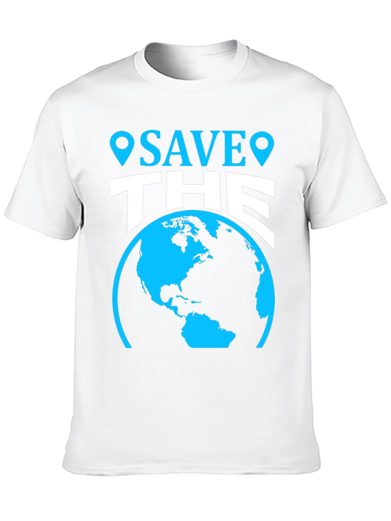 Save the Earth Graphic Tee - Environmentally Friendly
