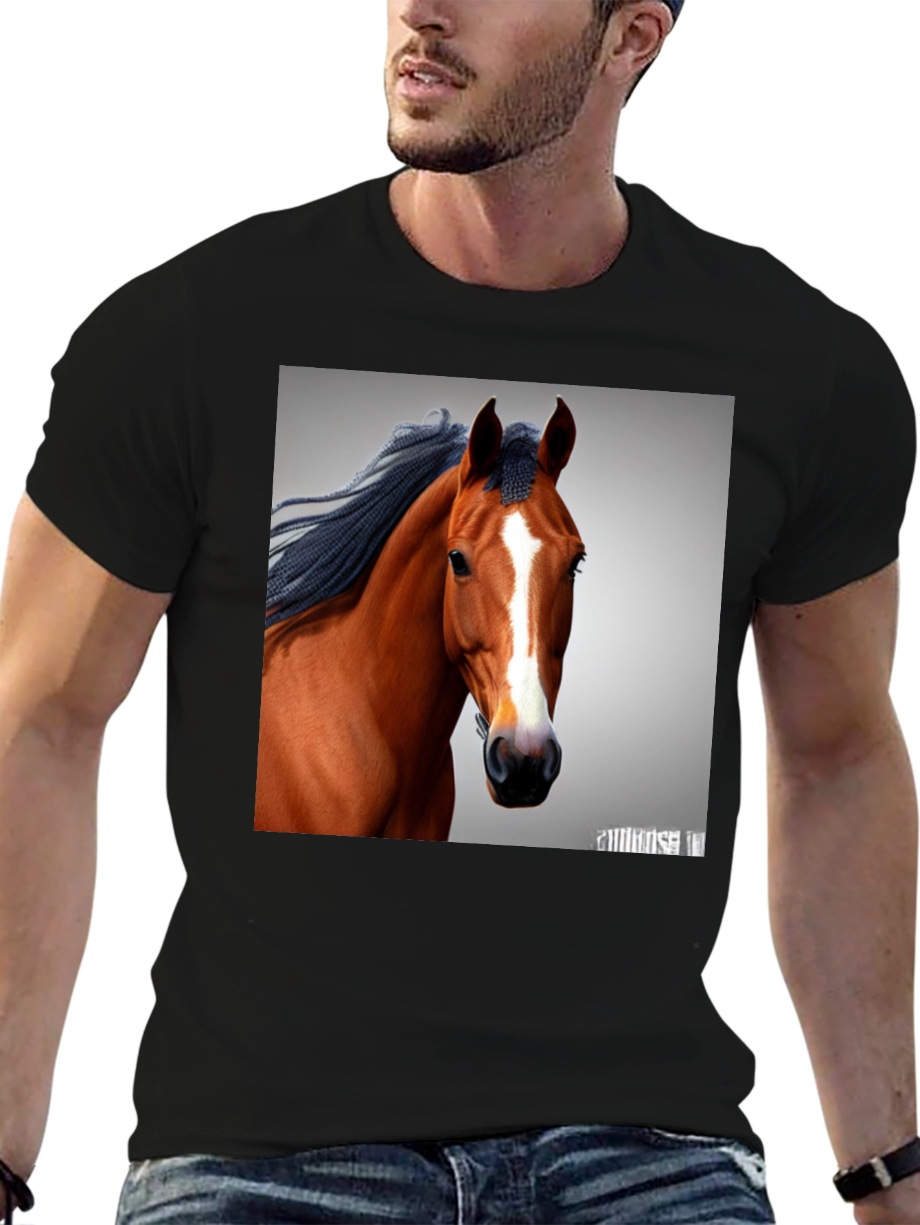 Horse Portrait Graphic Tee