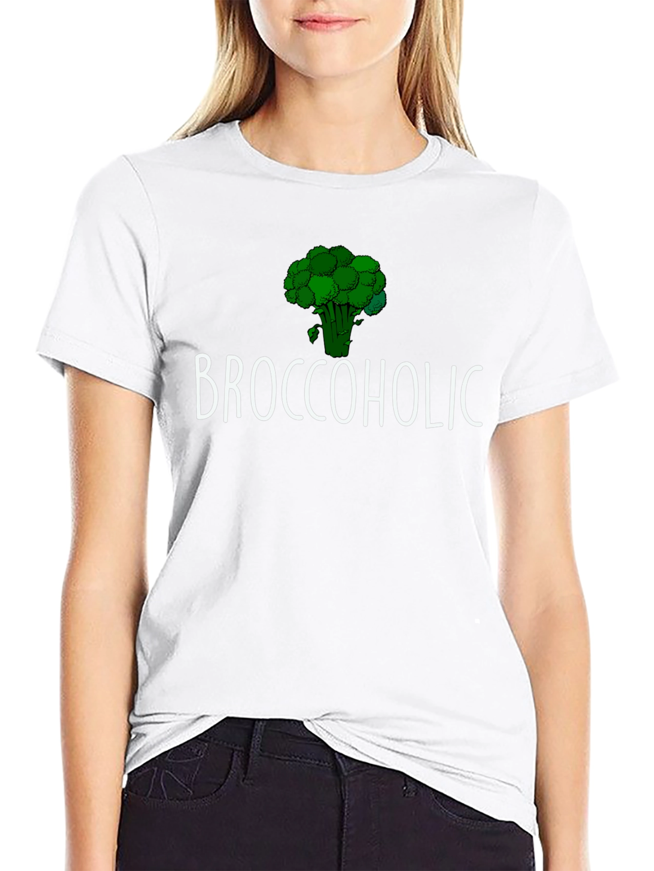 Broccoholic T-Shirt - Funny Broccoli Lover Tee