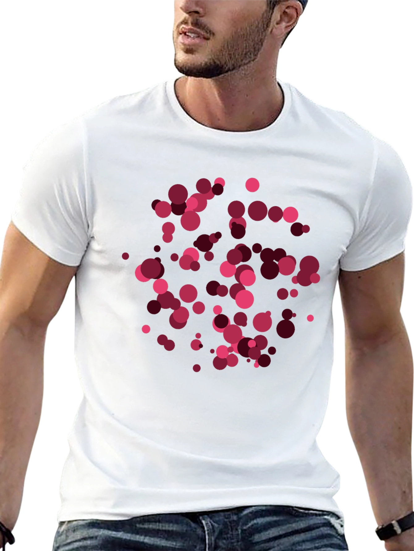 Abstract Circle Pattern T-Shirt