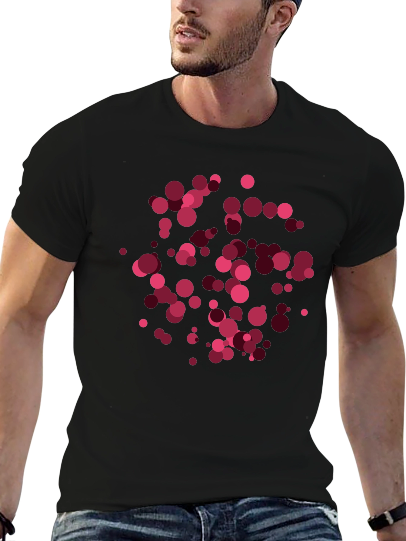 Abstract Circle Pattern T-Shirt