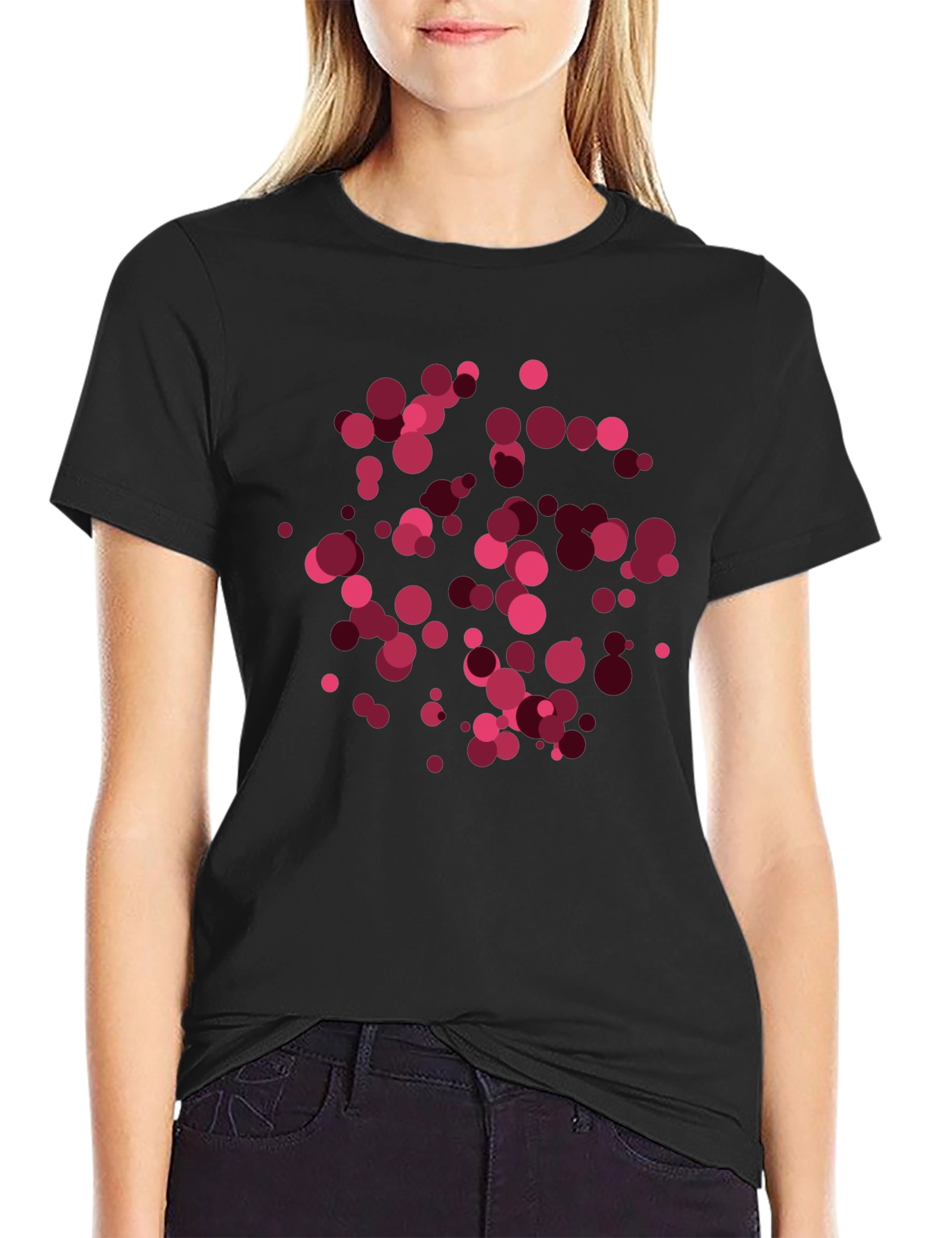 Abstract Circle Pattern T-Shirt