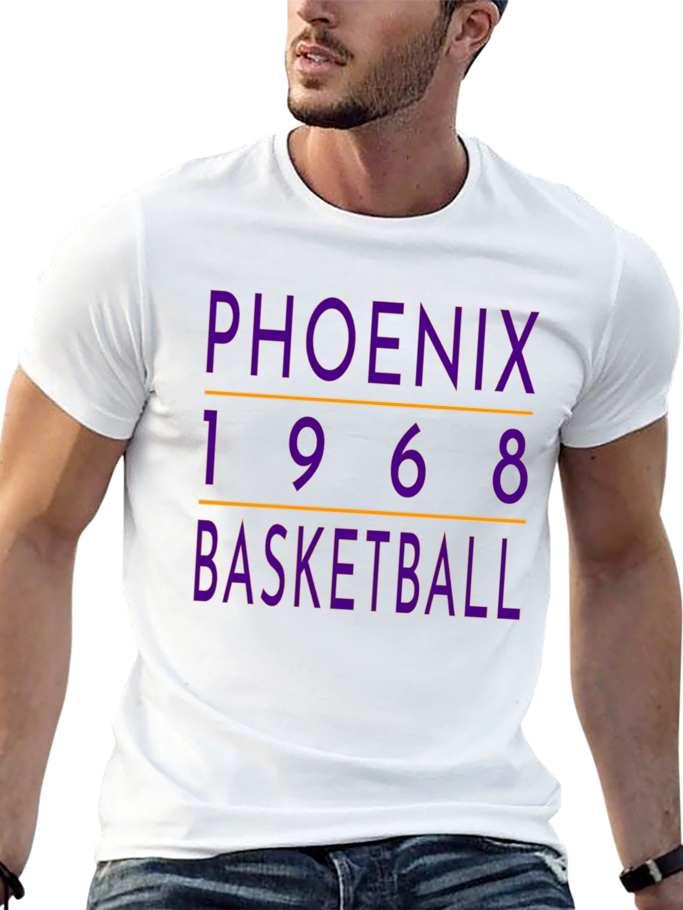 Phoenix Basketball 1968 T-Shirt - Retro Sports Tee