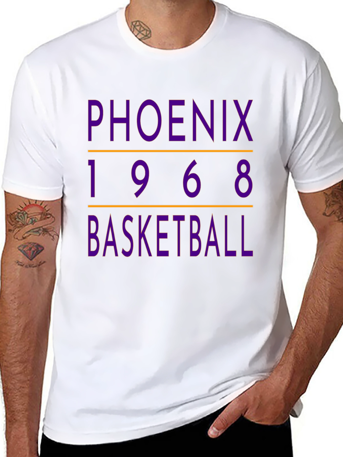 Phoenix Basketball 1968 T-Shirt - Retro Sports Tee