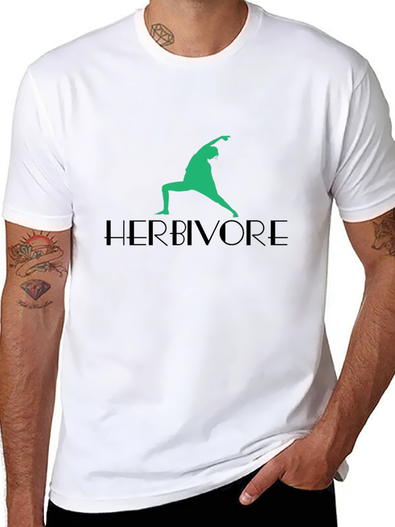 Herbivore Yoga Pose T-Shirt