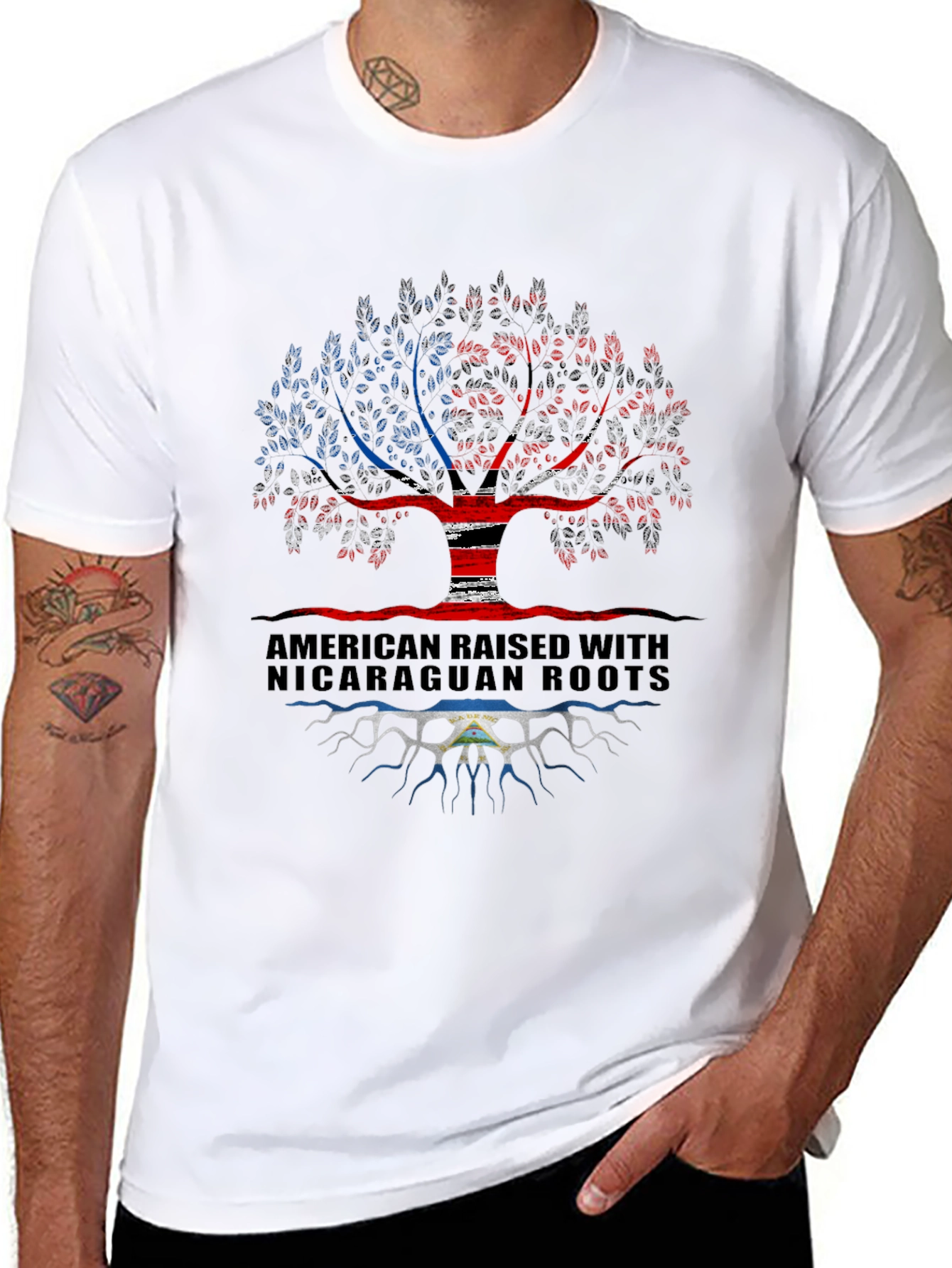 American Raised with Nicaraguan Roots T-Shirt