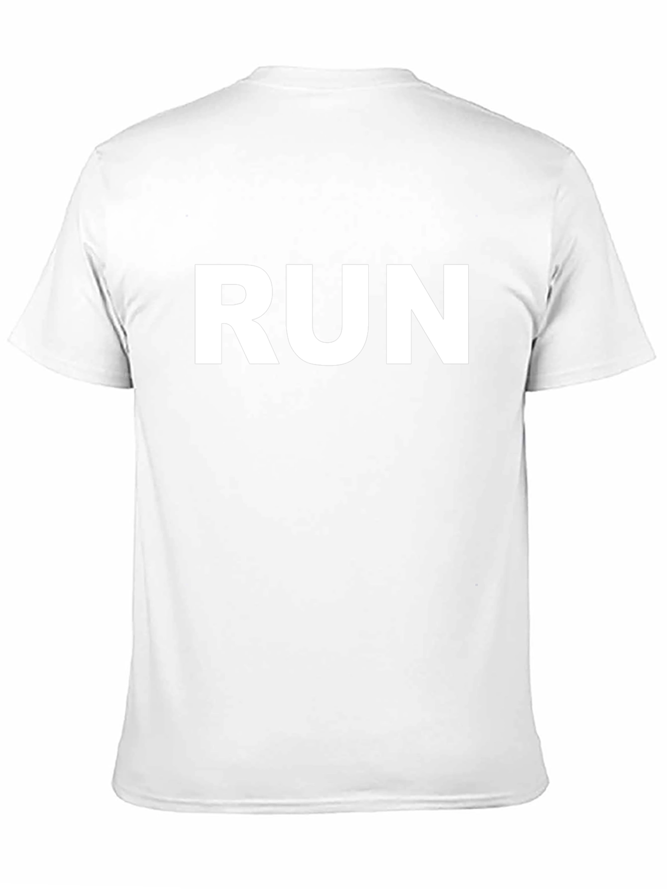 Run Graphic Black Tee