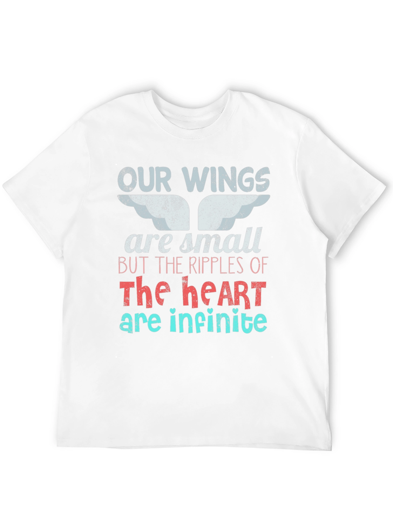 Inspirational Wings Heart Graphic Tee