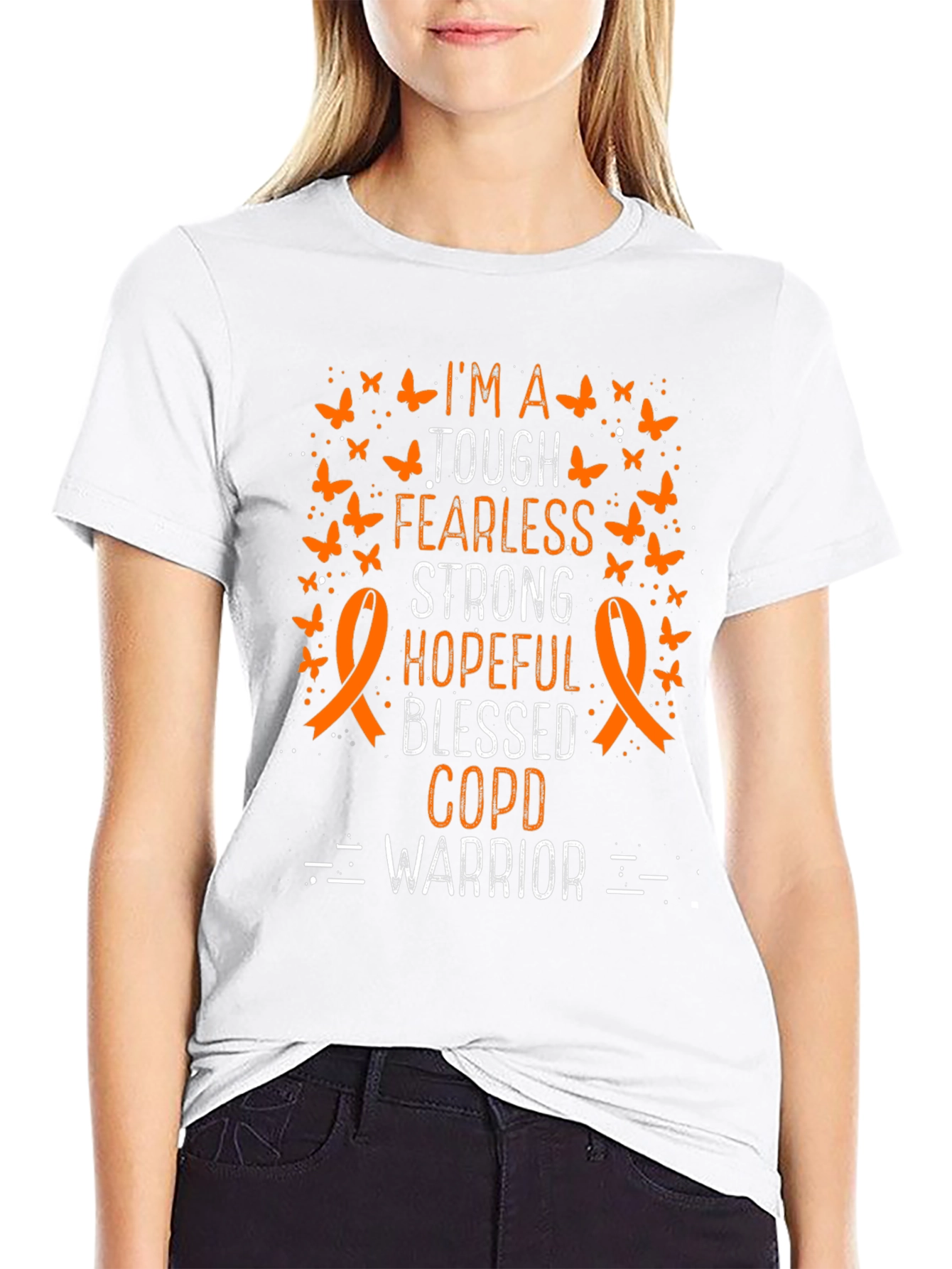 COPD Warrior Butterfly T-Shirt