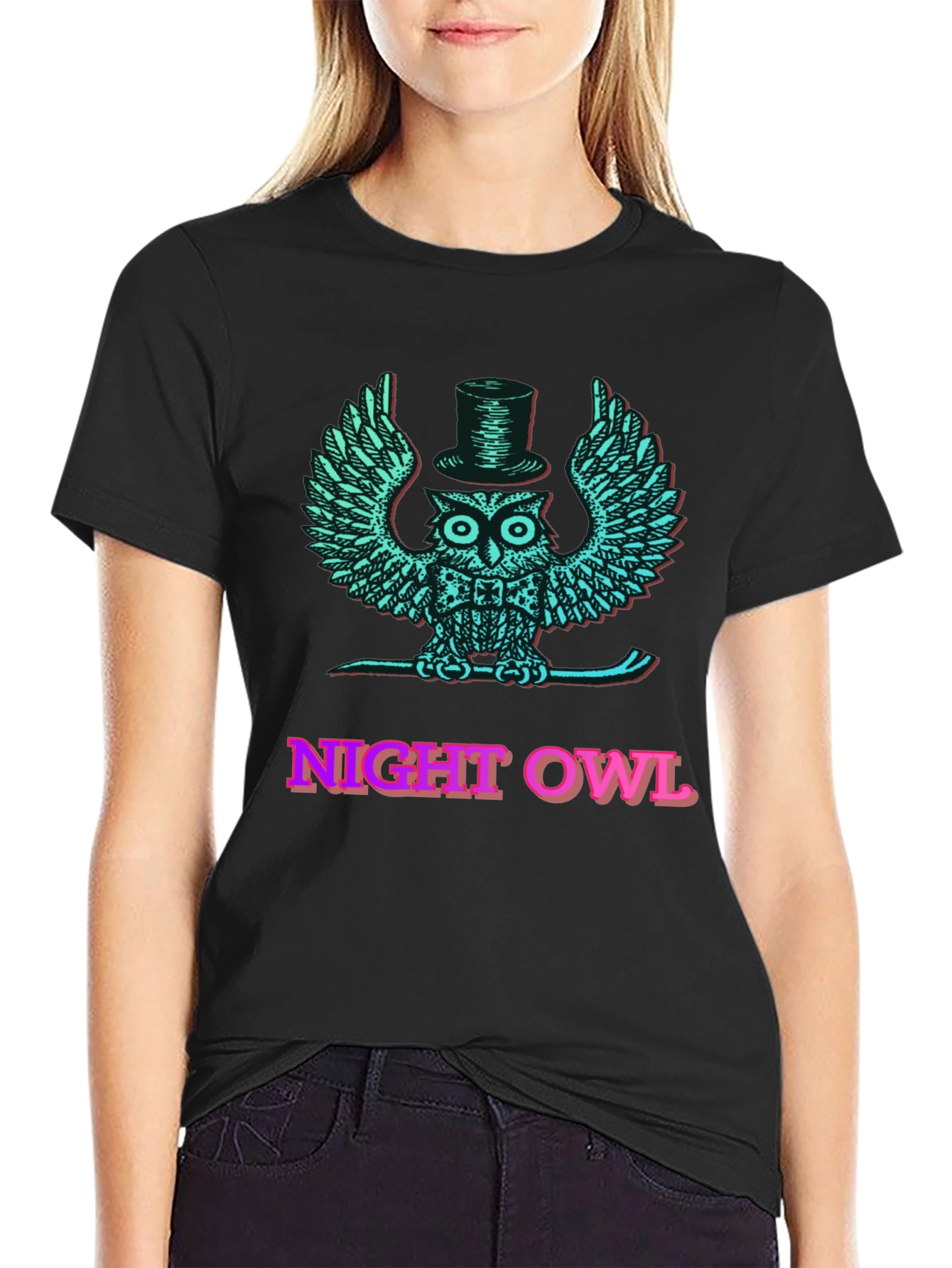 Night Owl Graphic Tee - Cool Mens T-Shirt