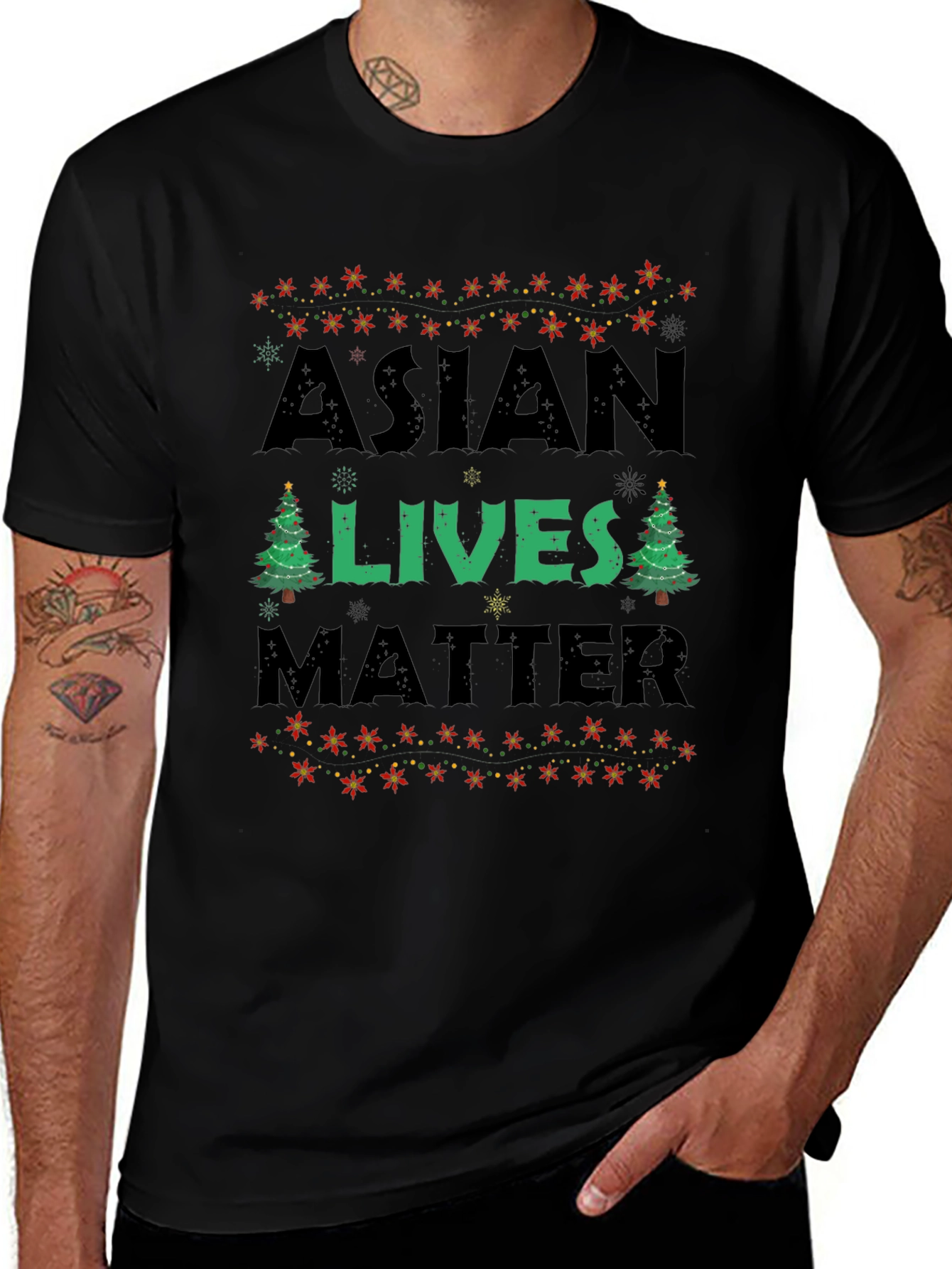 Asian Lives Matter Christmas T-Shirt