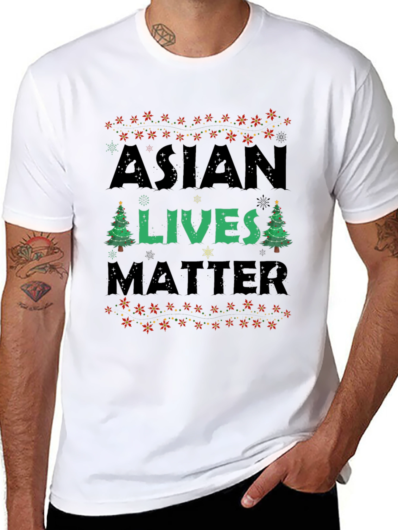 Asian Lives Matter Christmas T-Shirt