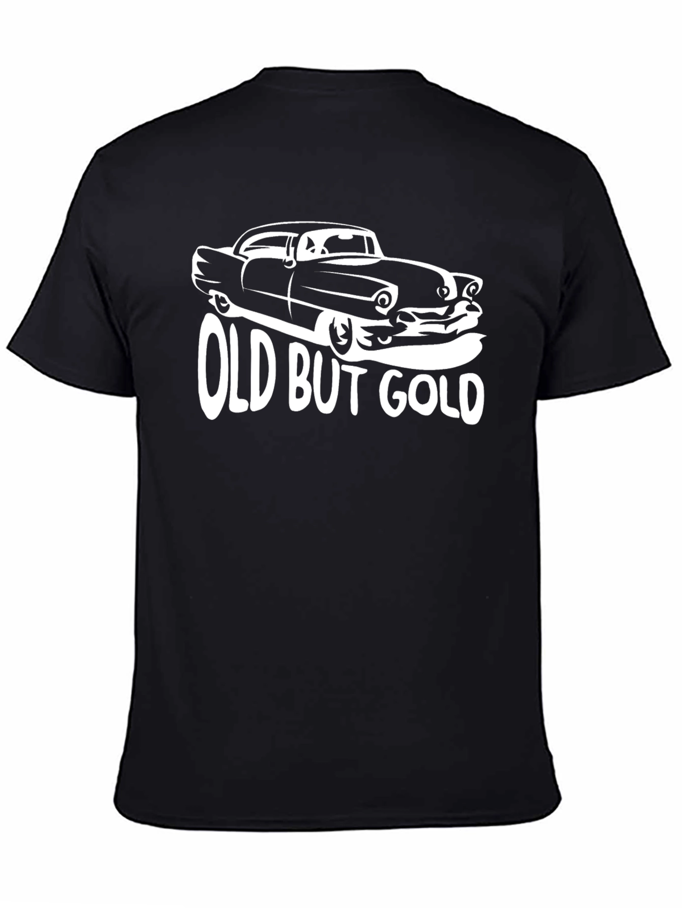 Old But Gold Classic Car Black T-Shirt