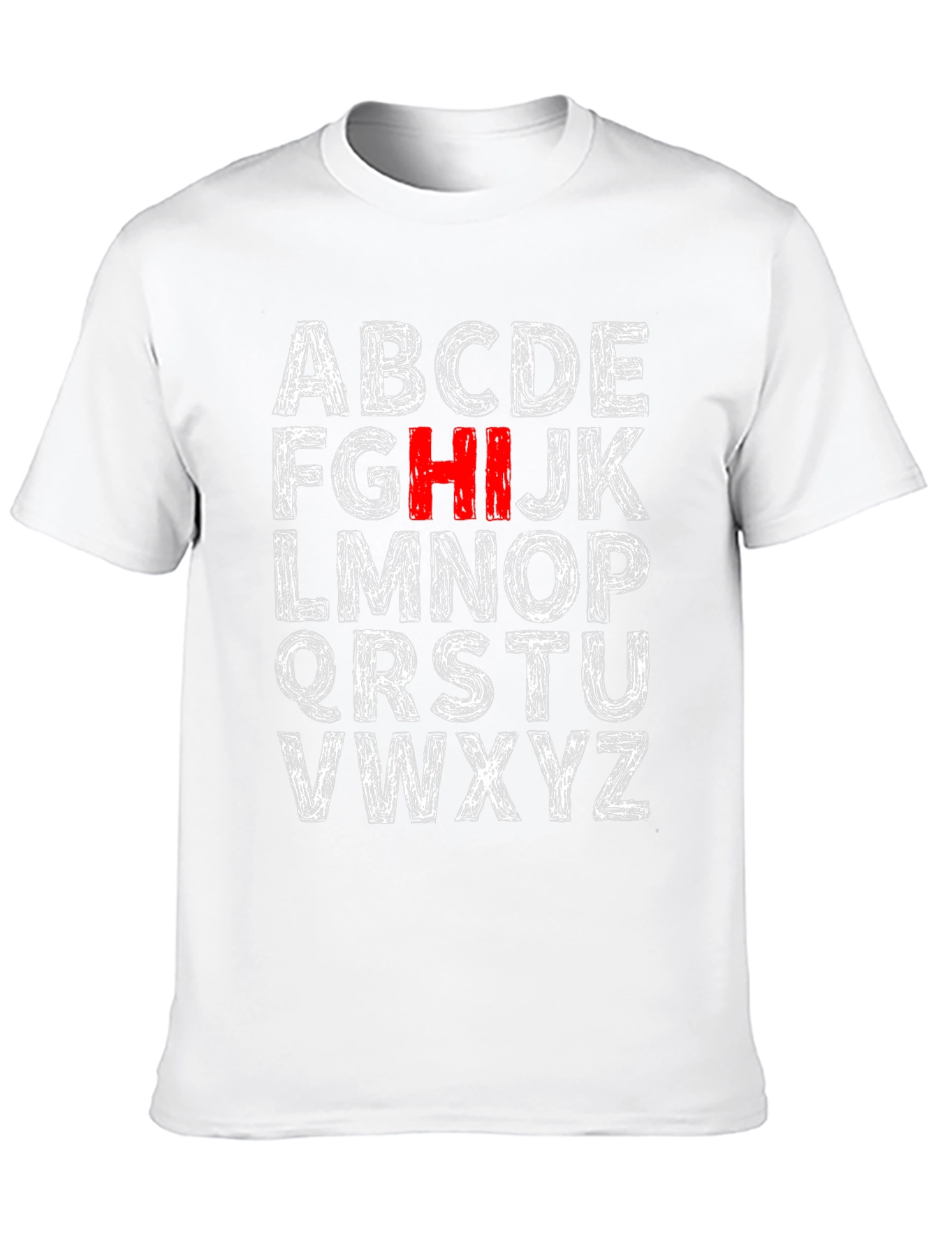 Alphabet Initial T-Shirt - HI Stands Out!