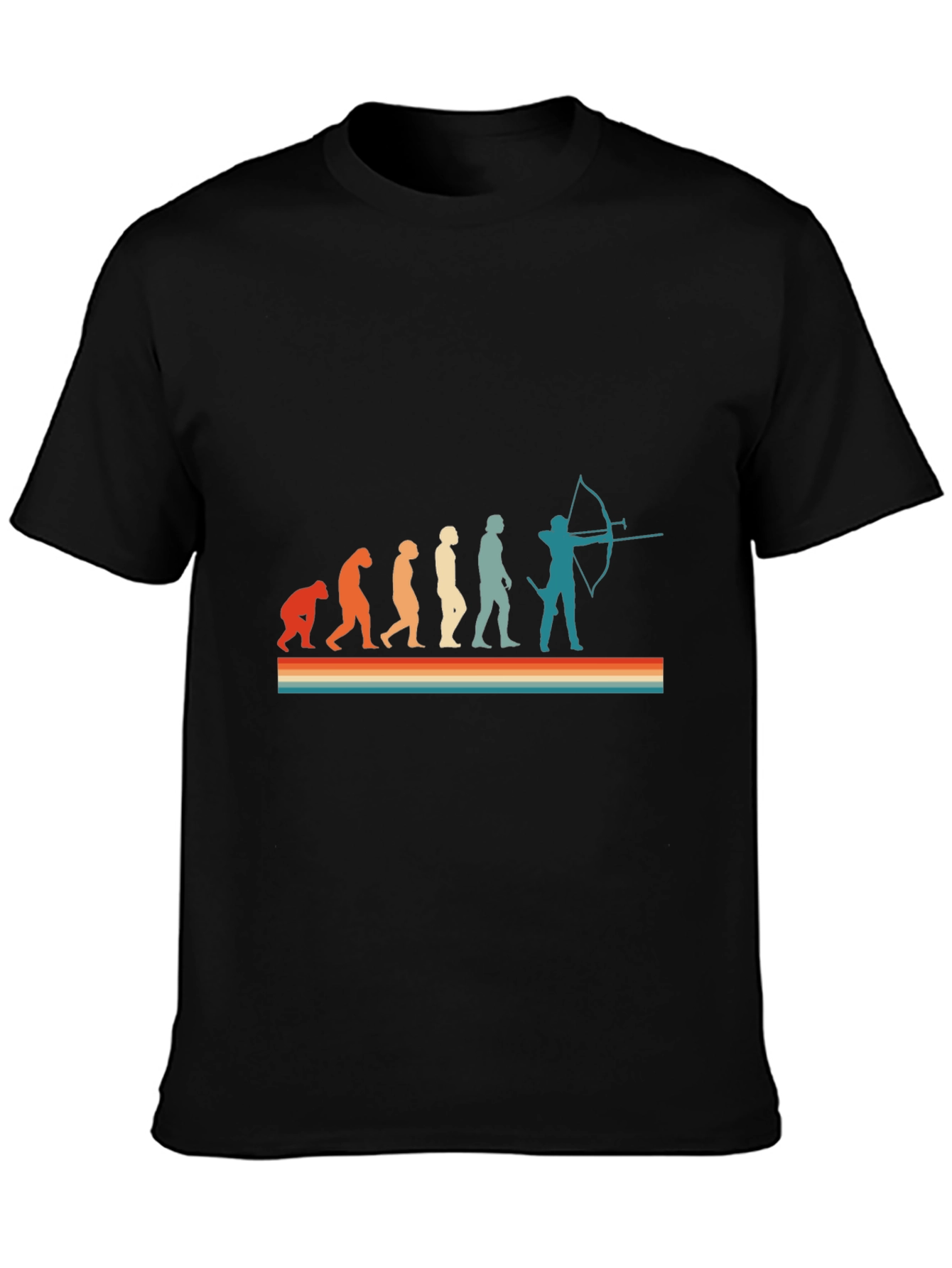 Evolution of Archery T-Shirt - Funny Bow Hunter Tee