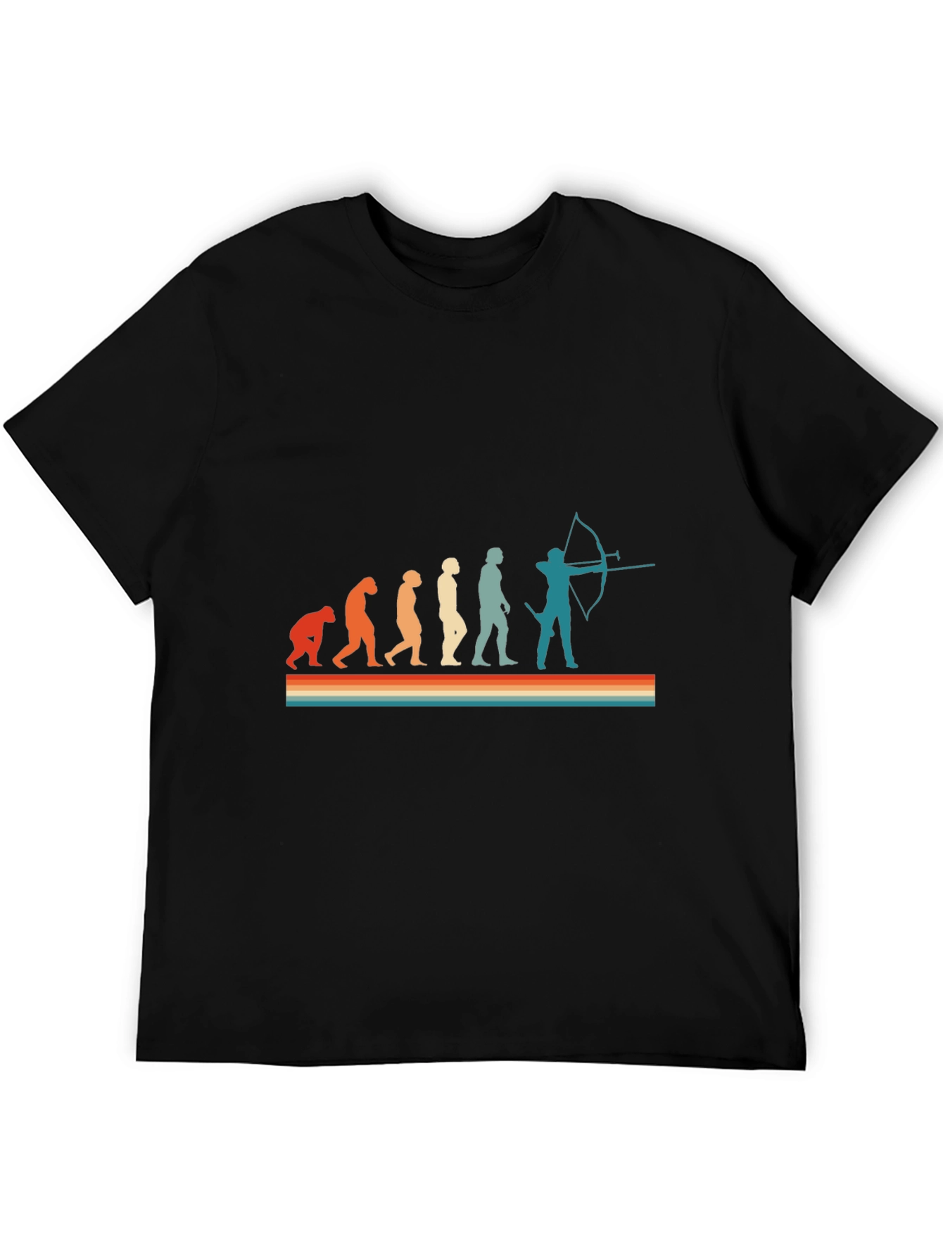 Evolution of Archery T-Shirt - Funny Bow Hunter Tee